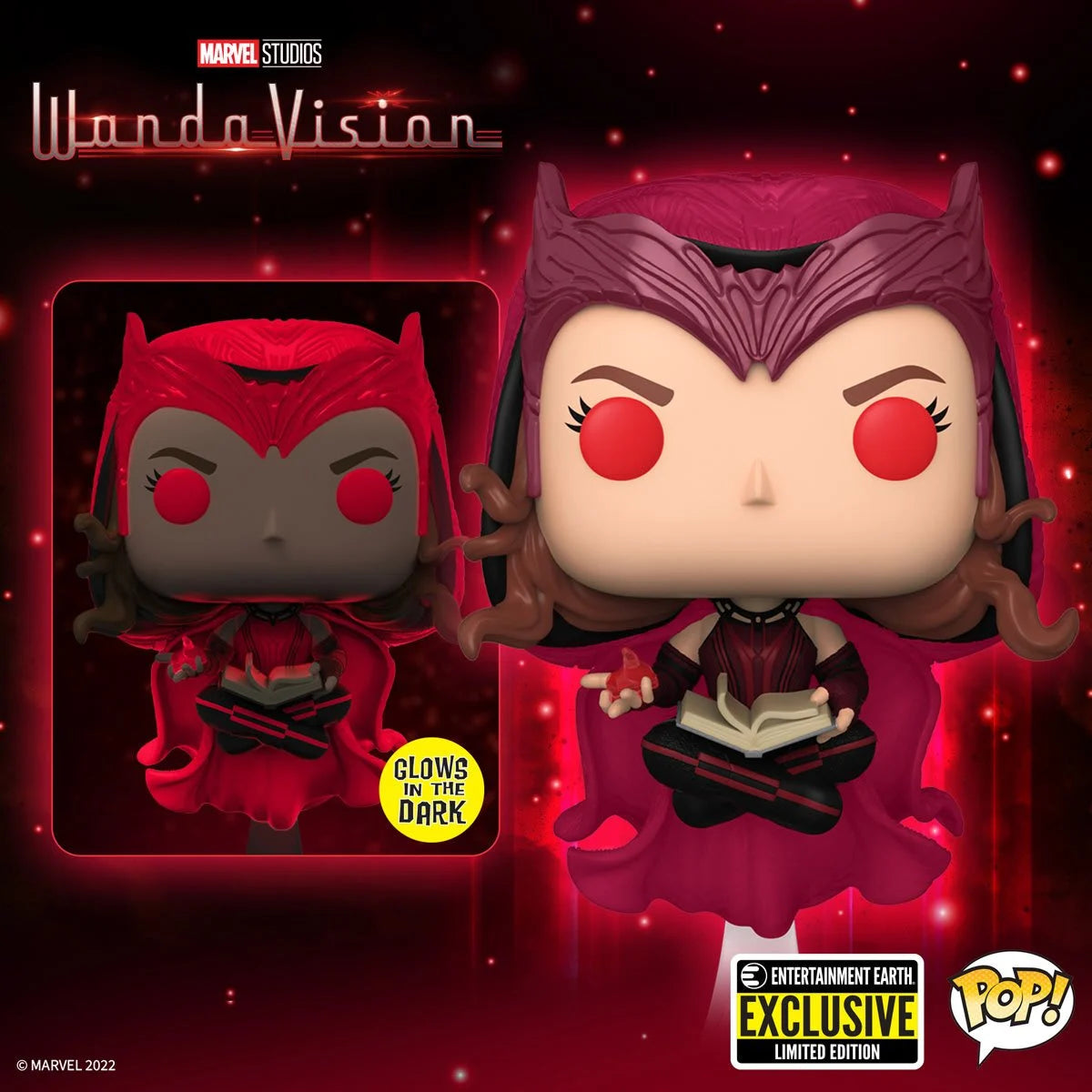 Funko Pop! WandaVision Scarlet Witch GITD Vinyl Figure #823