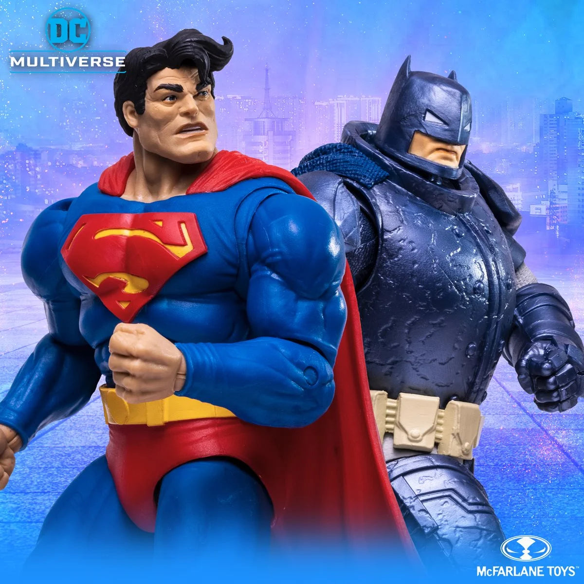 DC Multiverse Dark Knight Returns Superman vs. Batman 7-In. Figure