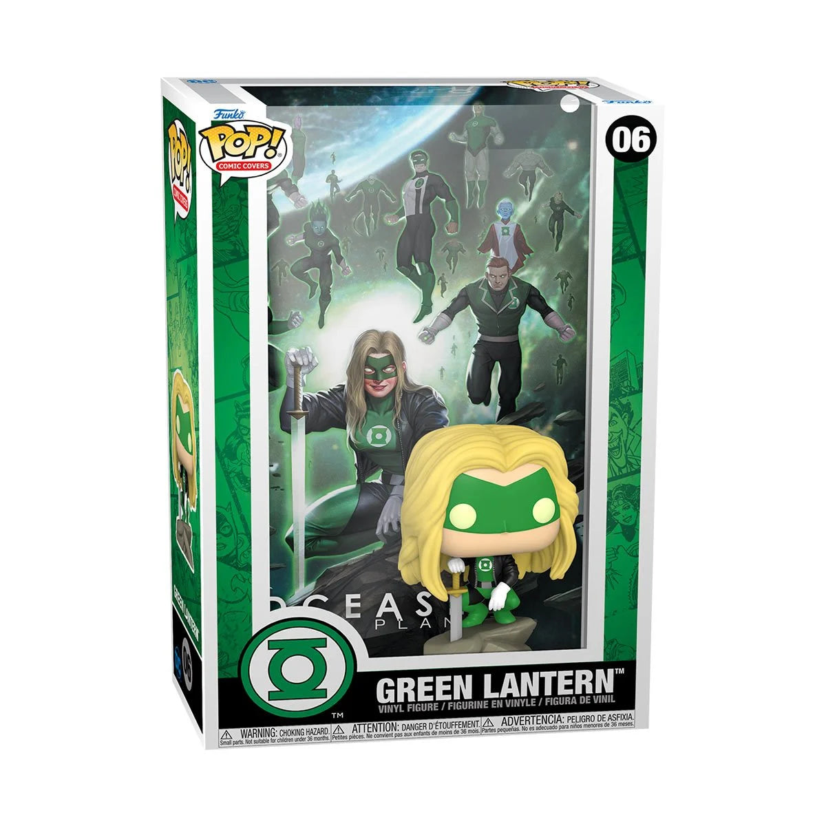 Funko Pop! Comic Cover DCeased Dead Planet Green Lantern Figure with Case