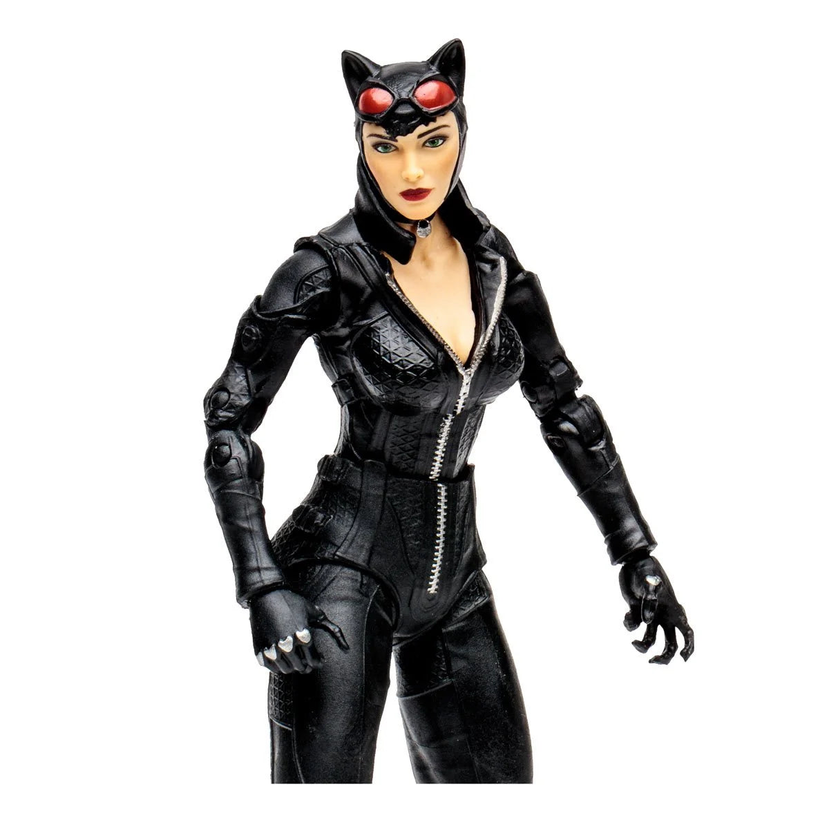DC Multiverse Gaming Arkham City Catwoman 7-In. Figure Build-A Wave