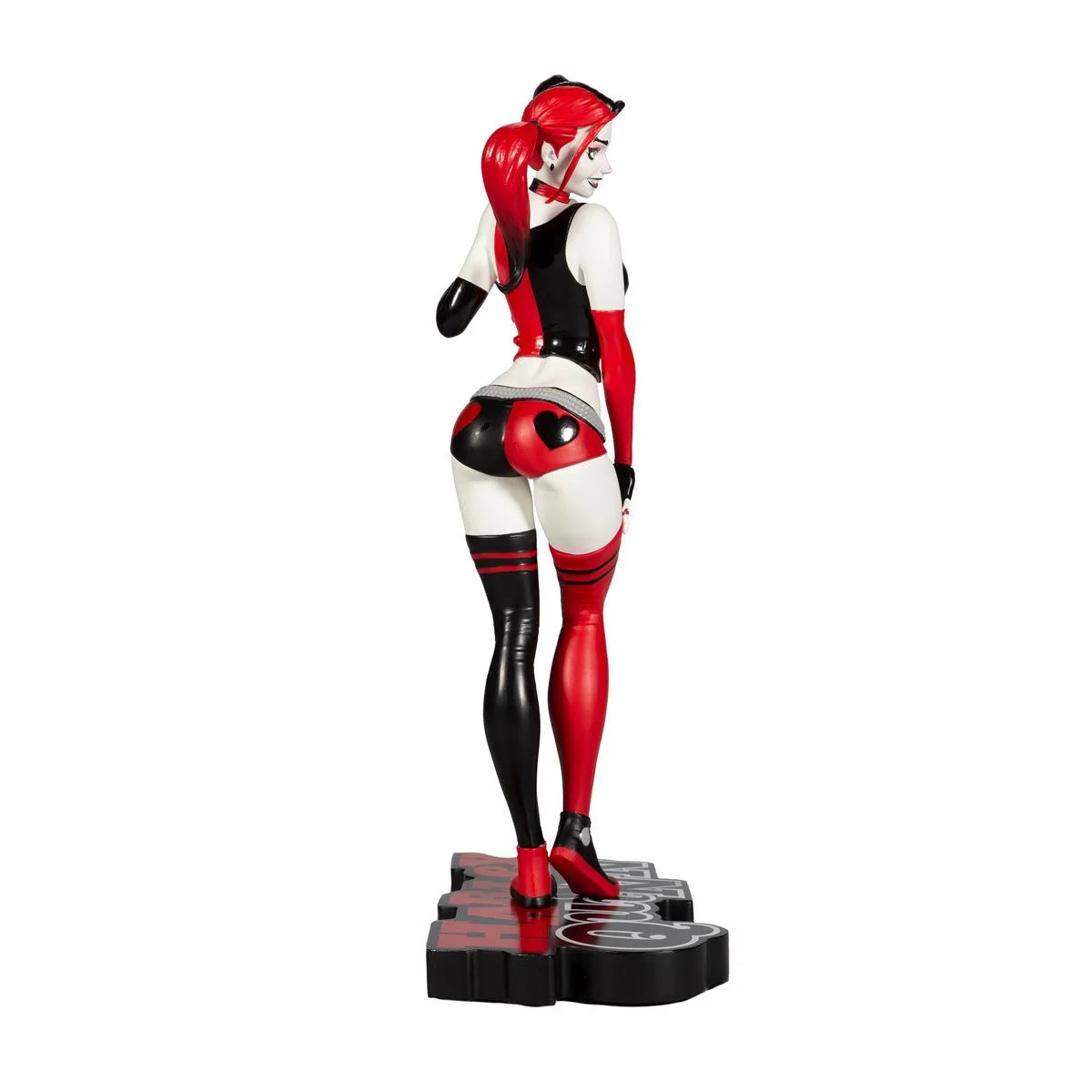 DC Direct Harley Quinn Red White and Black by J. Scott Campbell Statue