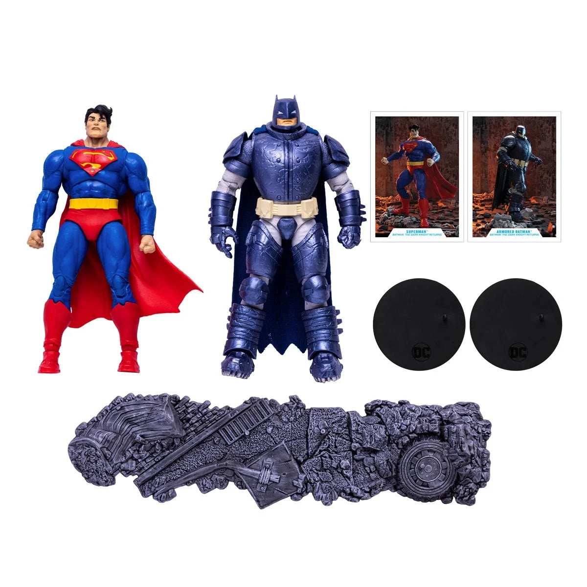 DC Multiverse Dark Knight Returns Superman vs. Batman 7-In. Figure