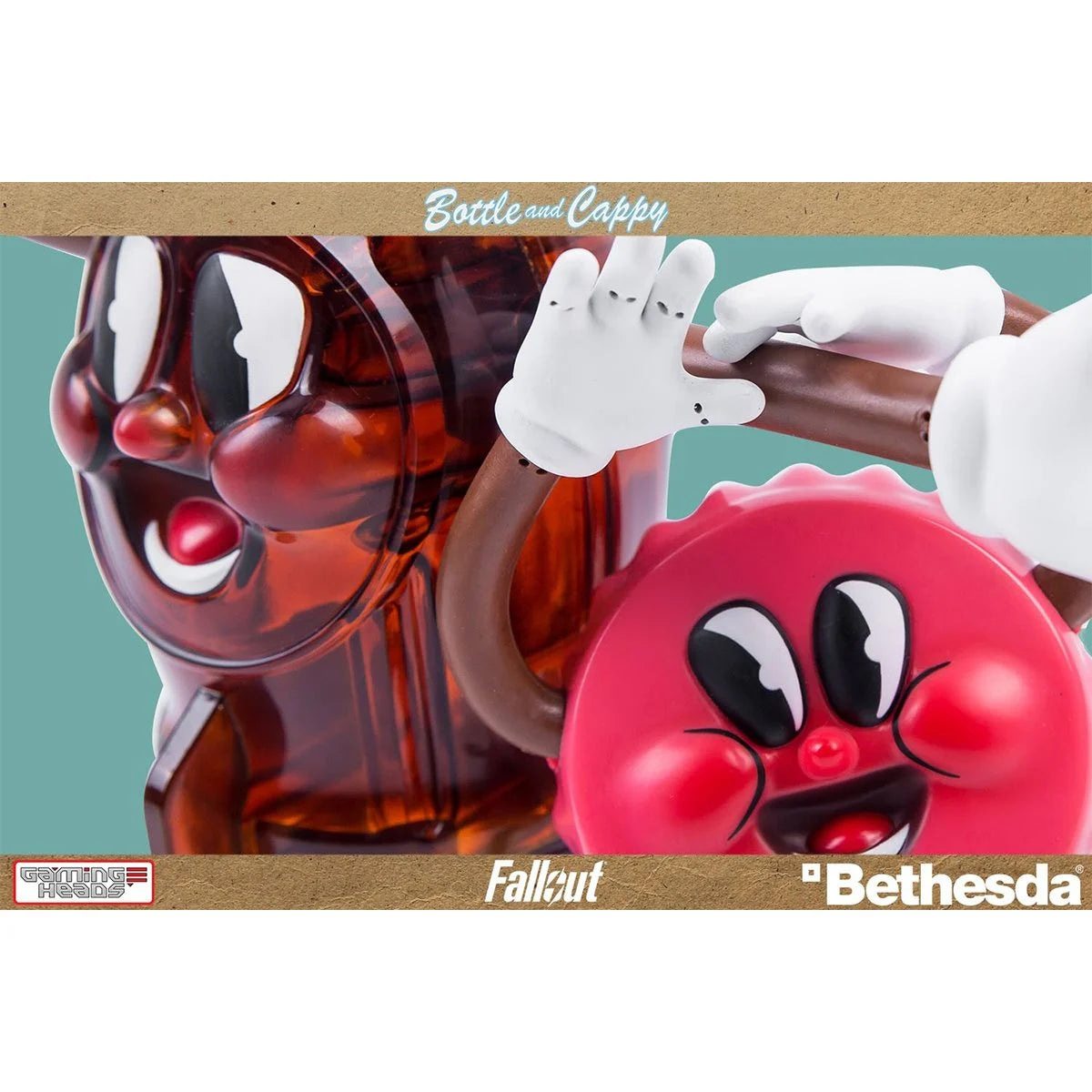 Fallout Bottle and Cappy Bendable Figures