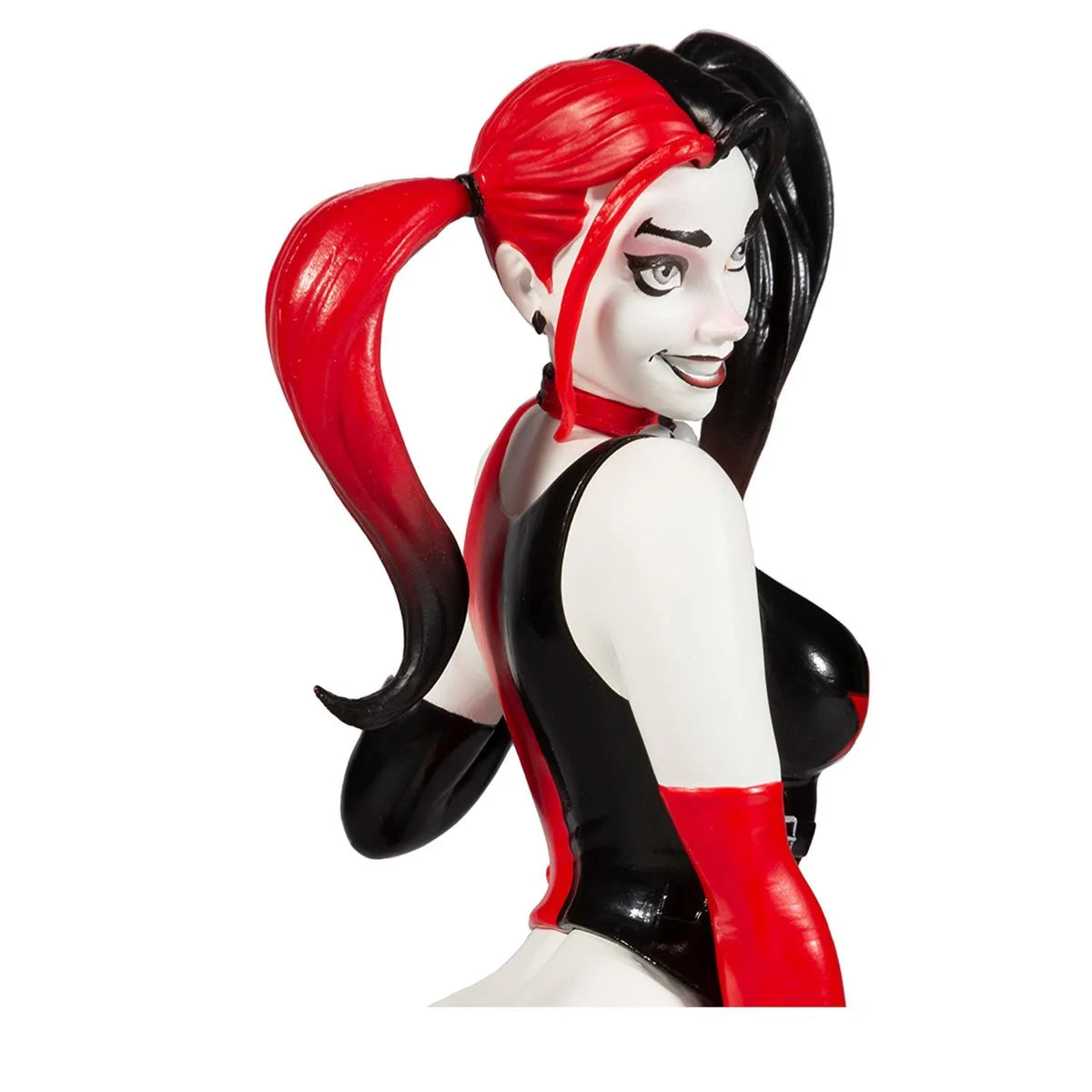 DC Direct Harley Quinn Red White and Black by J. Scott Campbell Statue