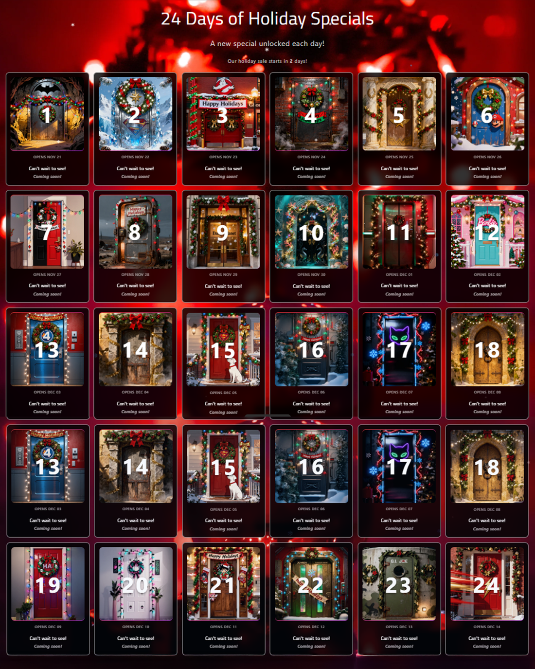 24 Days of Holiday Specials