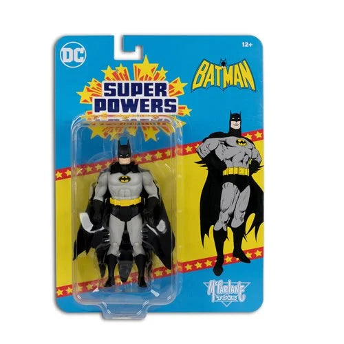 DC Super Powers Batman Black and Gray 4 1/2-Inch Scale Action Figure