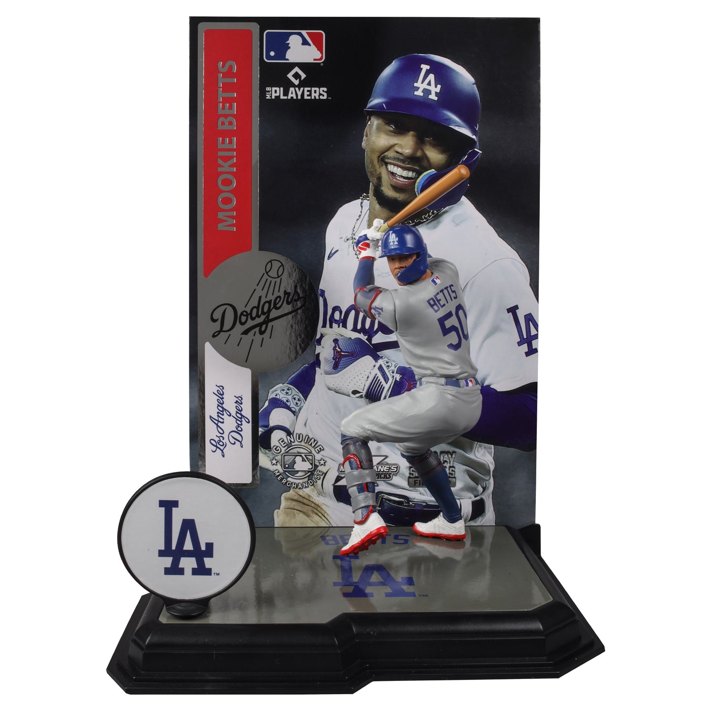 McFarlane Sports Picks Mookie Betts Los Angeles Dodgers MLB Players Platinum Edition Figure