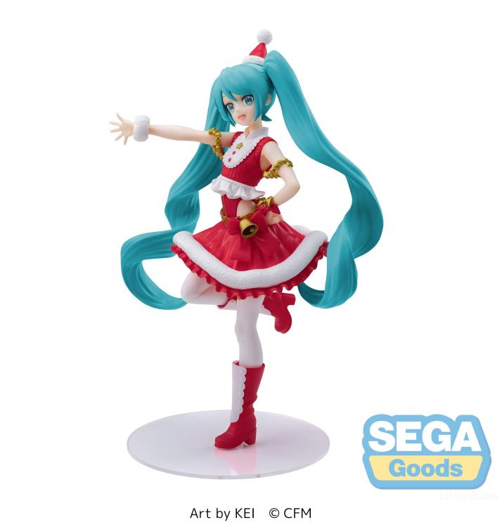 Vocaloid Luminasta Hatsune Miku Figure Christmas 2023 Ver. by Sega