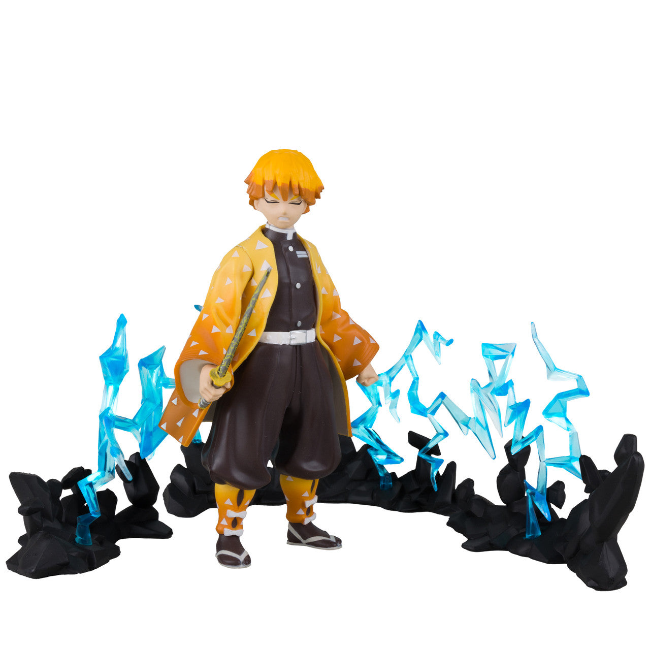 Demon Slayer Zenitsu Agatsuma Thunder Breathing First Form Deluxe 5" Figure