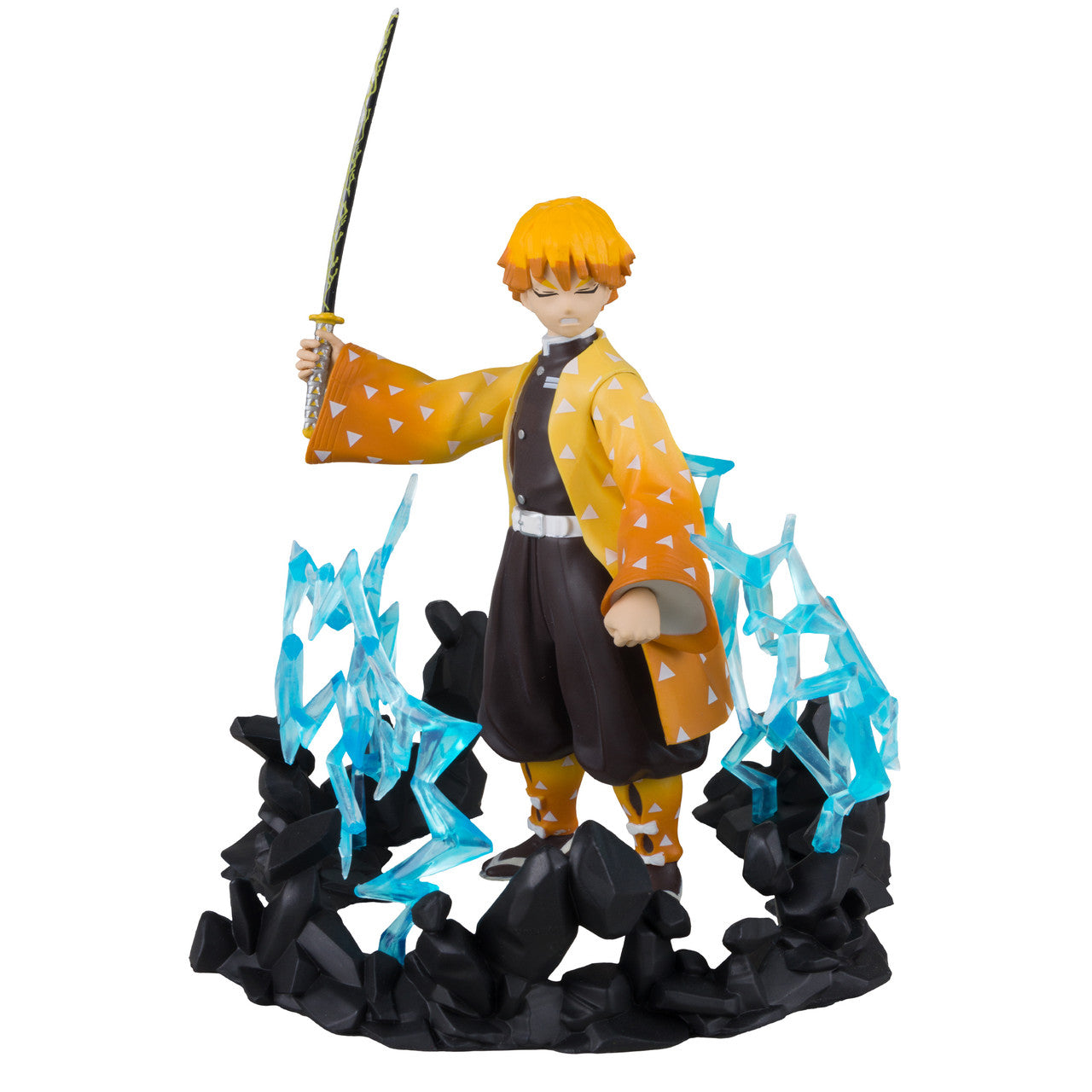 Demon Slayer Zenitsu Agatsuma Thunder Breathing First Form Deluxe 5" Figure