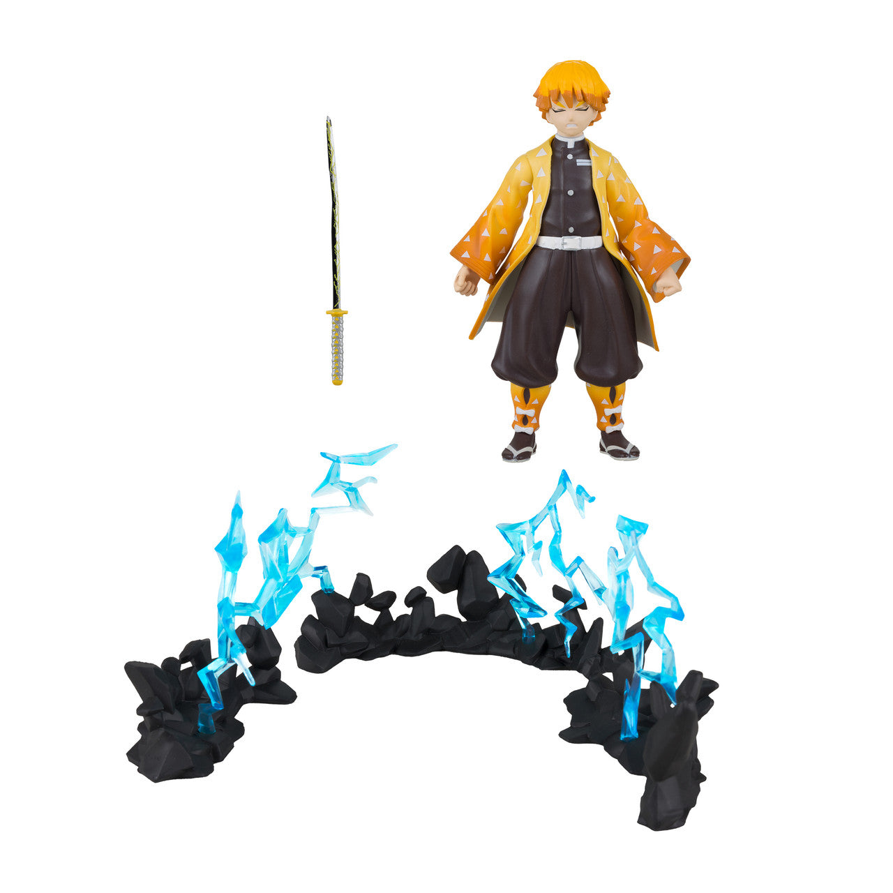 Demon Slayer Zenitsu Agatsuma Thunder Breathing First Form Deluxe 5" Figure