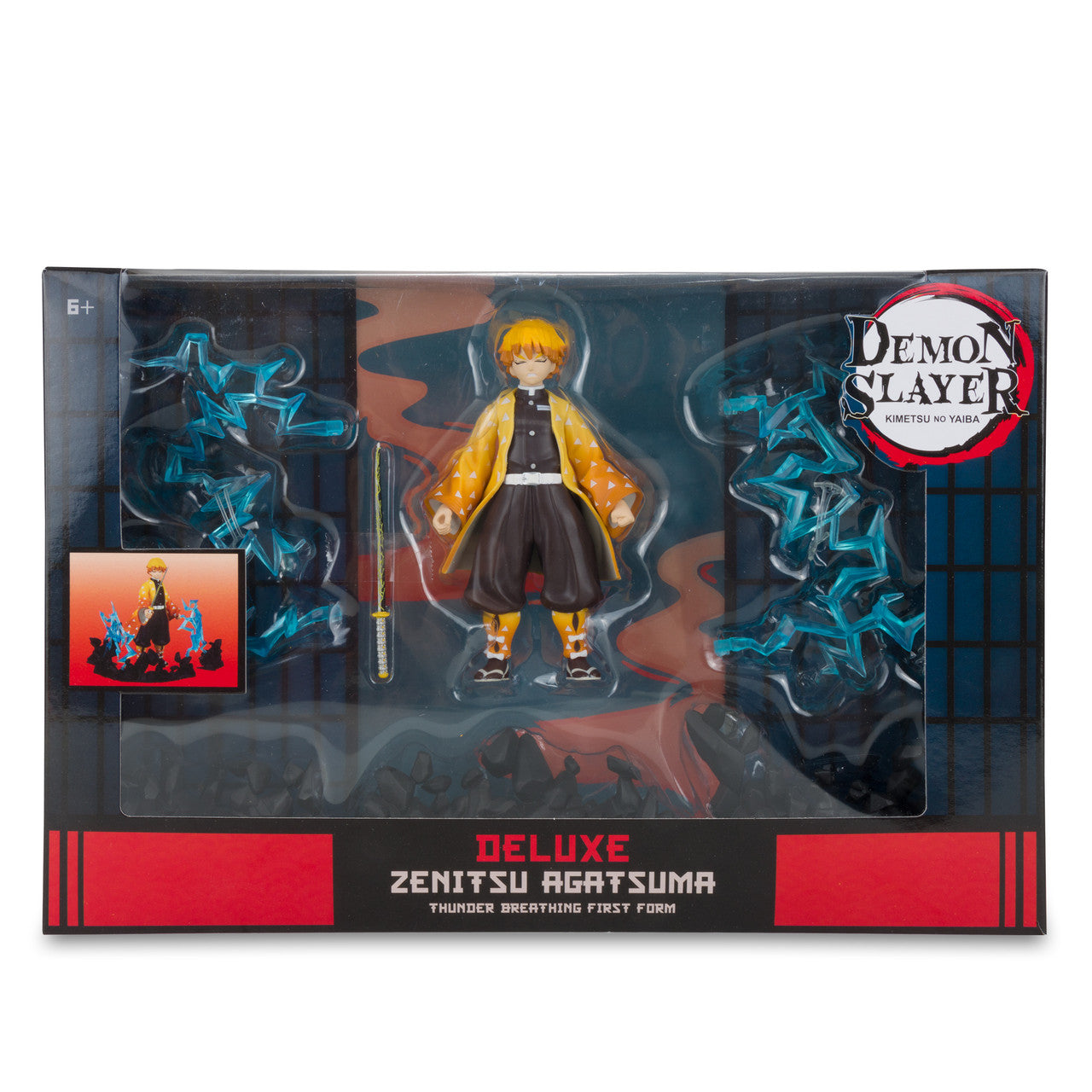 Demon Slayer Zenitsu Agatsuma Thunder Breathing First Form Deluxe 5" Figure