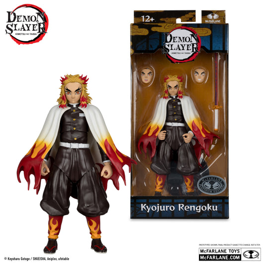 Demon Slayer Kyojuro Rengoku 7" Figure Platinum