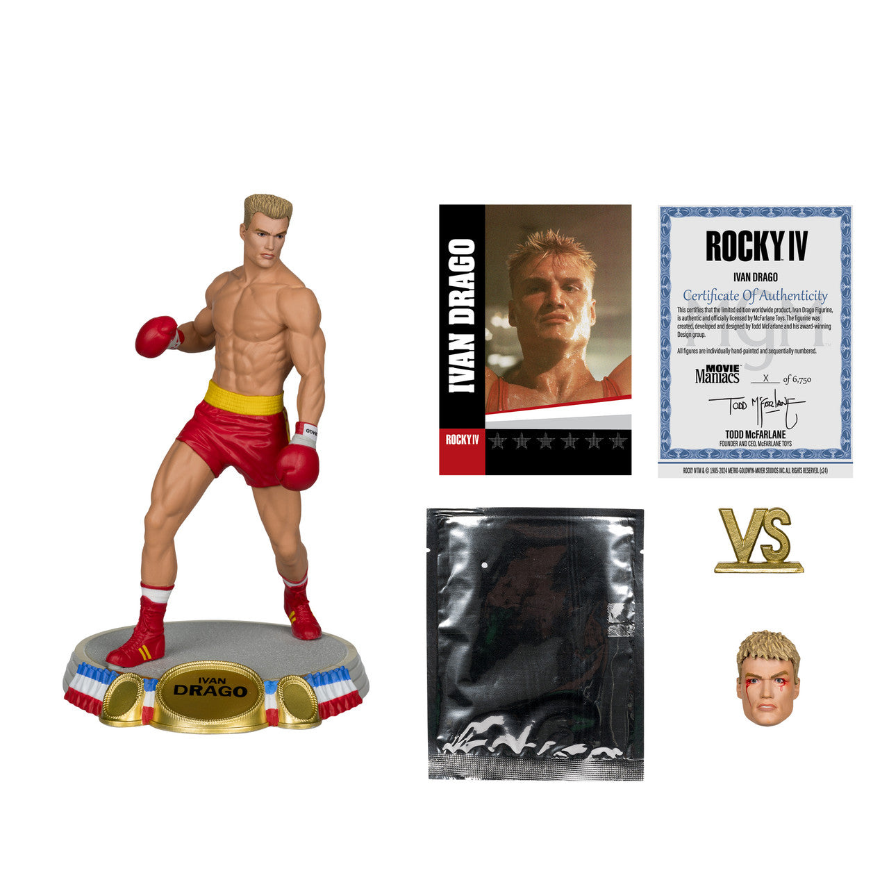 Movie Maniacs: Rocky IV Ivan Drago 6" Posed Figure