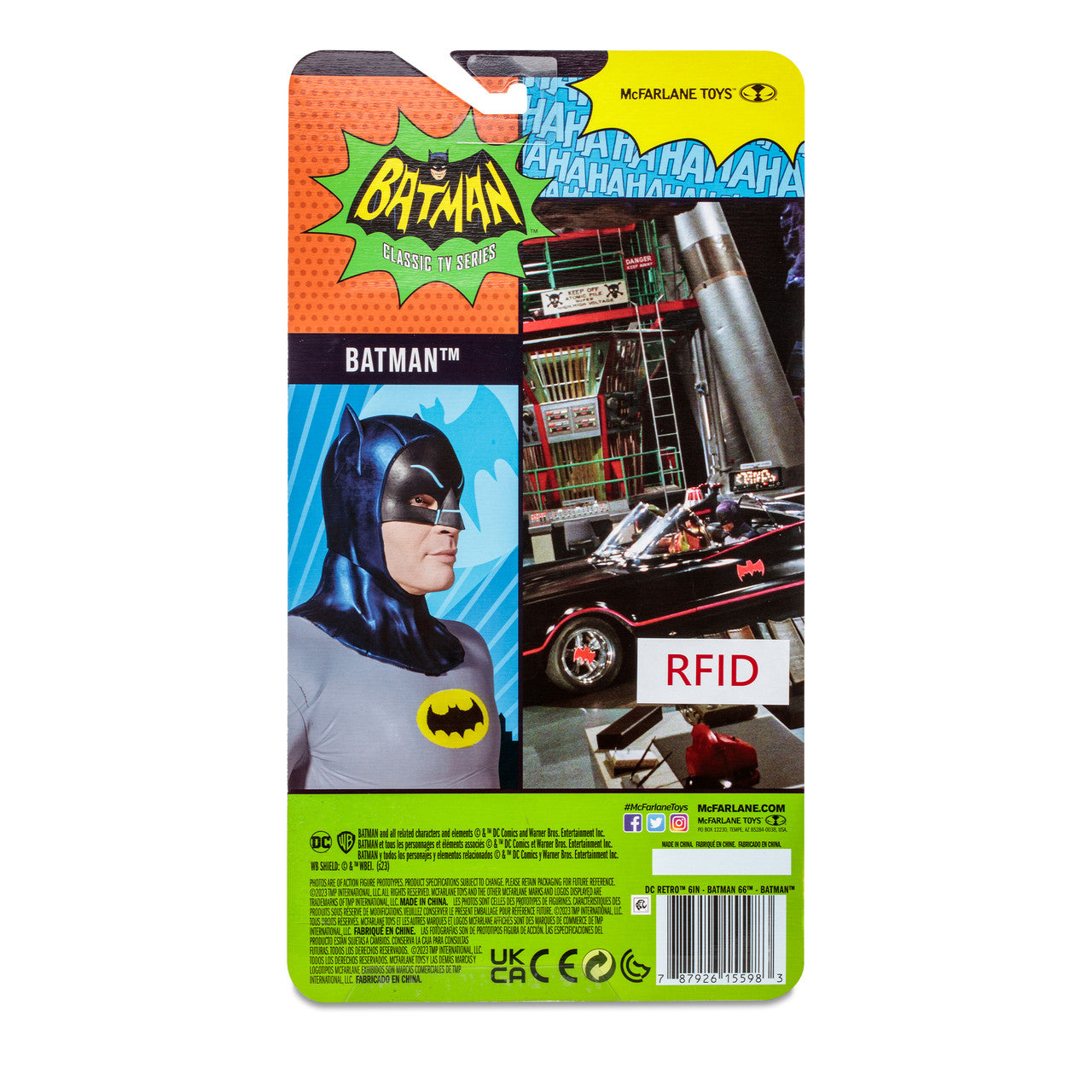 DC Retro Batman 66 Batman, Robin and Batmobile Set