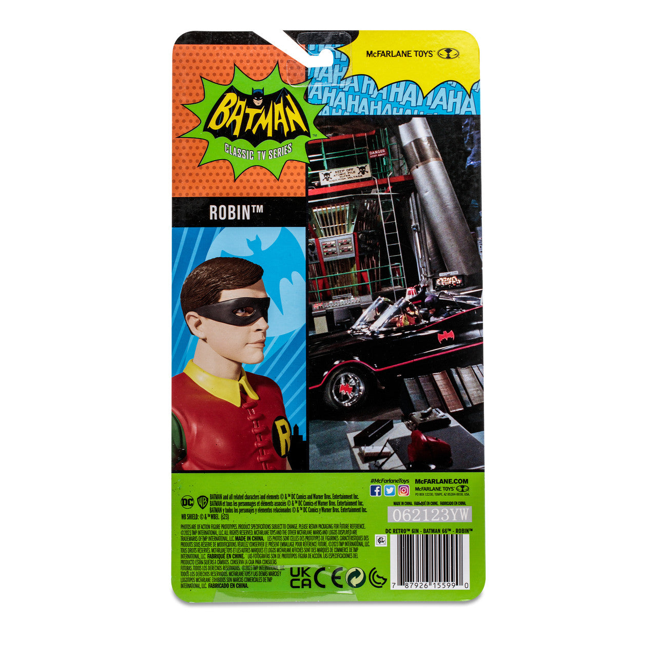 DC Retro Batman 66 Batman, Robin and Batmobile Set