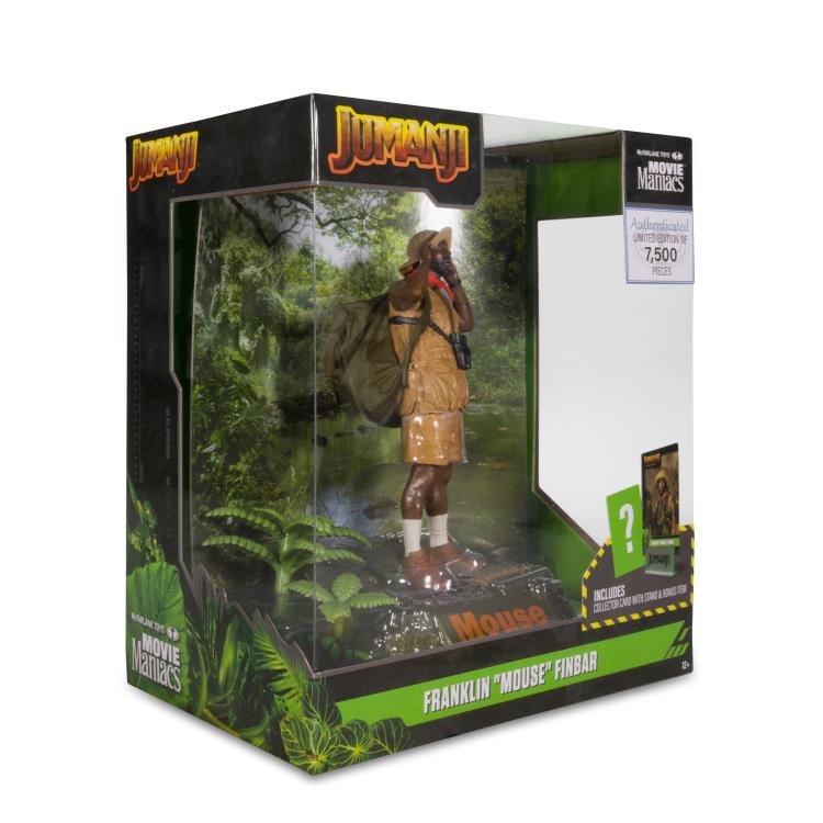 Jumanji: The Next Level Movie Maniacs Franklin "Mouse" Finbar 6" Limited Edition Figure (damaged Box)