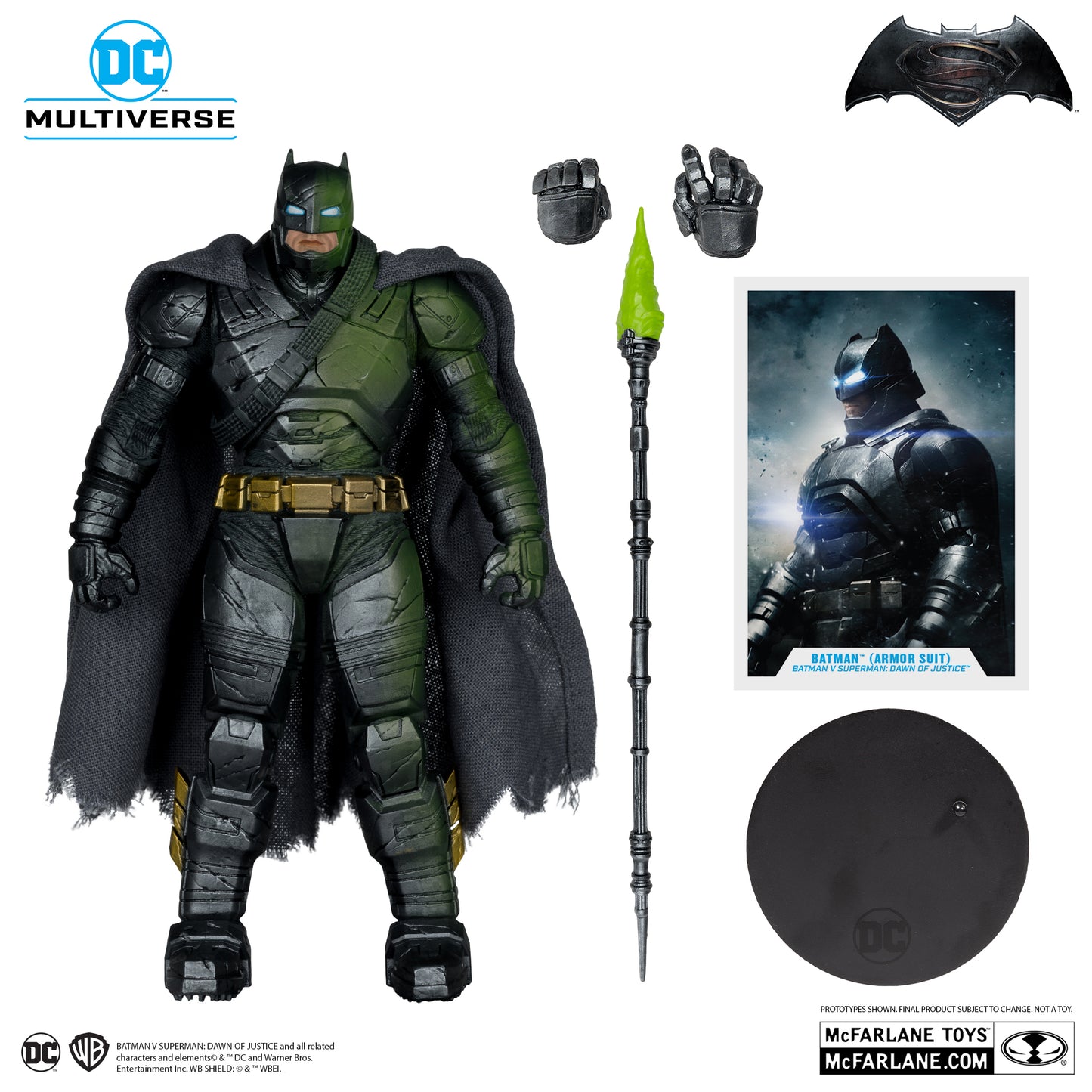 DC Multiverse Batman Armored Suit Batman v Superman: Dawn of Justice 7-Inch Scale Action Figure