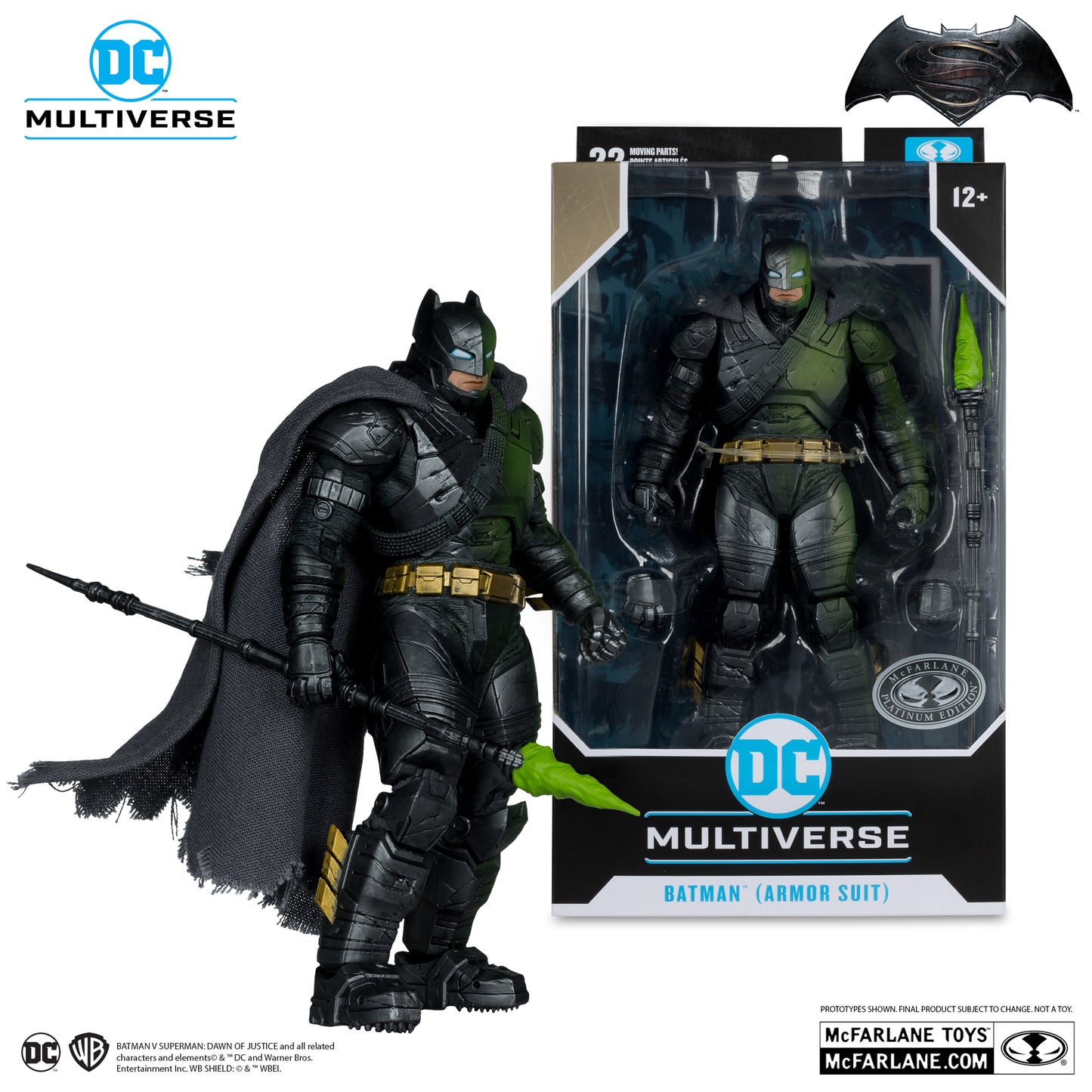 DC Multiverse Batman Armored Suit Batman v Superman: Dawn of Justice 7-Inch Scale Action Figure