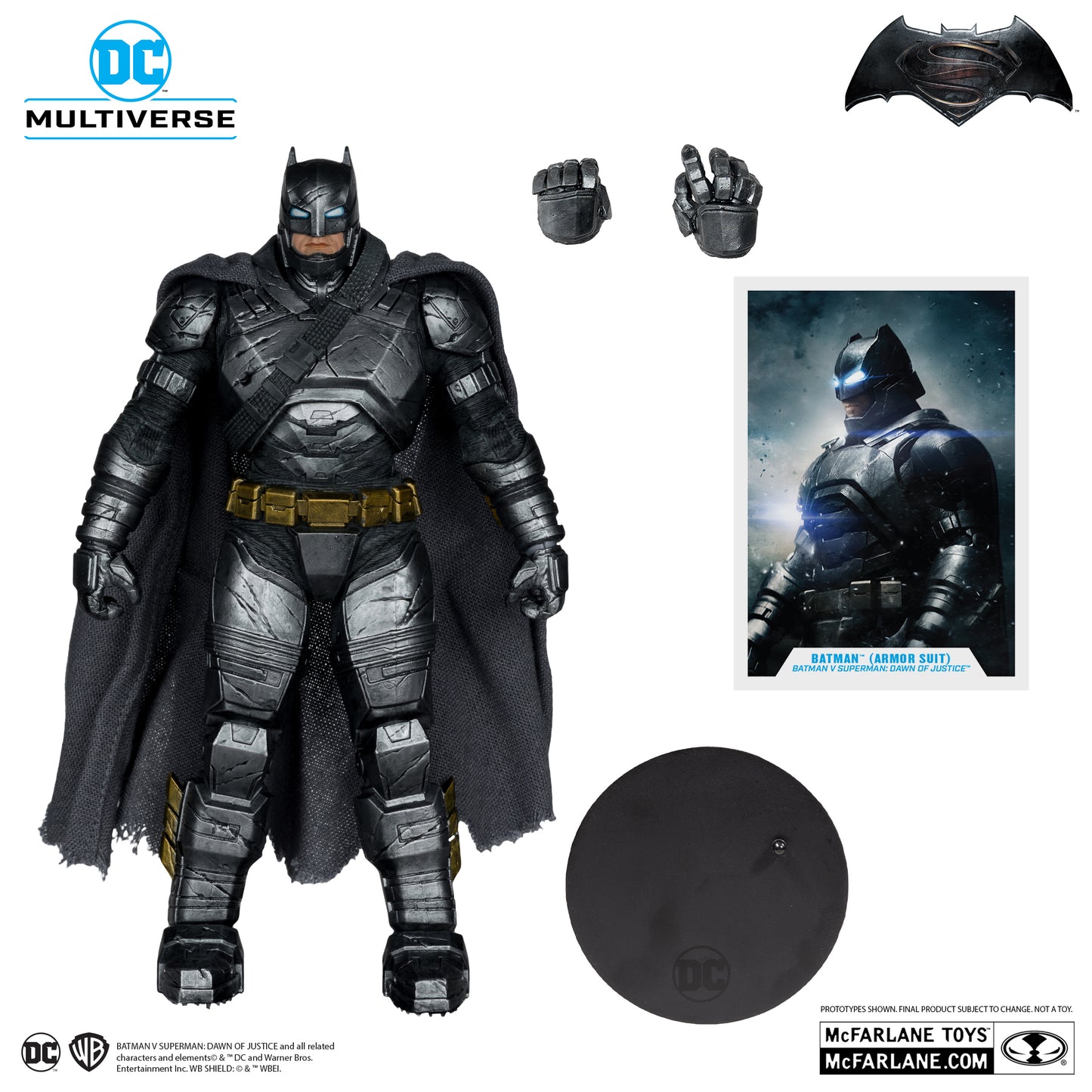 DC Multiverse Batman Armored Suit Batman v Superman: Dawn of Justice 7-Inch Scale Action Figure