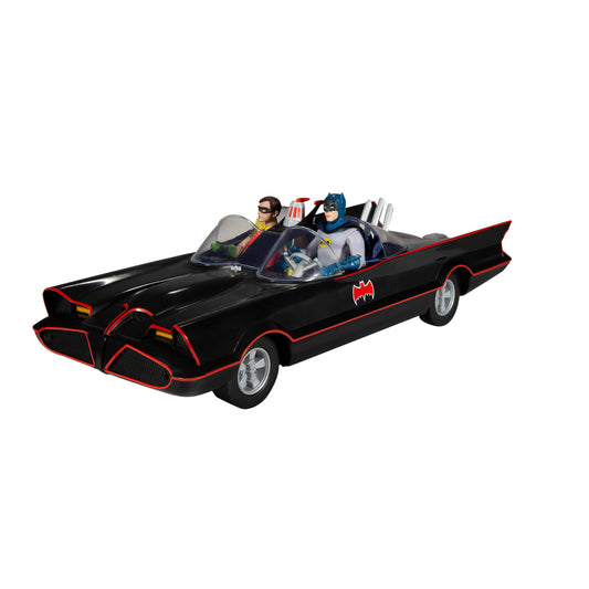 DC Retro Batman 66 Batman, Robin and Batmobile Set