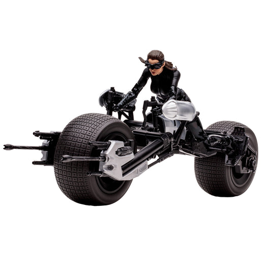 DC Multiverse Catwoman and Batpod (The Dark Knight Rises) MTS Exclusive Gold Label 7" Figure and Vehicle