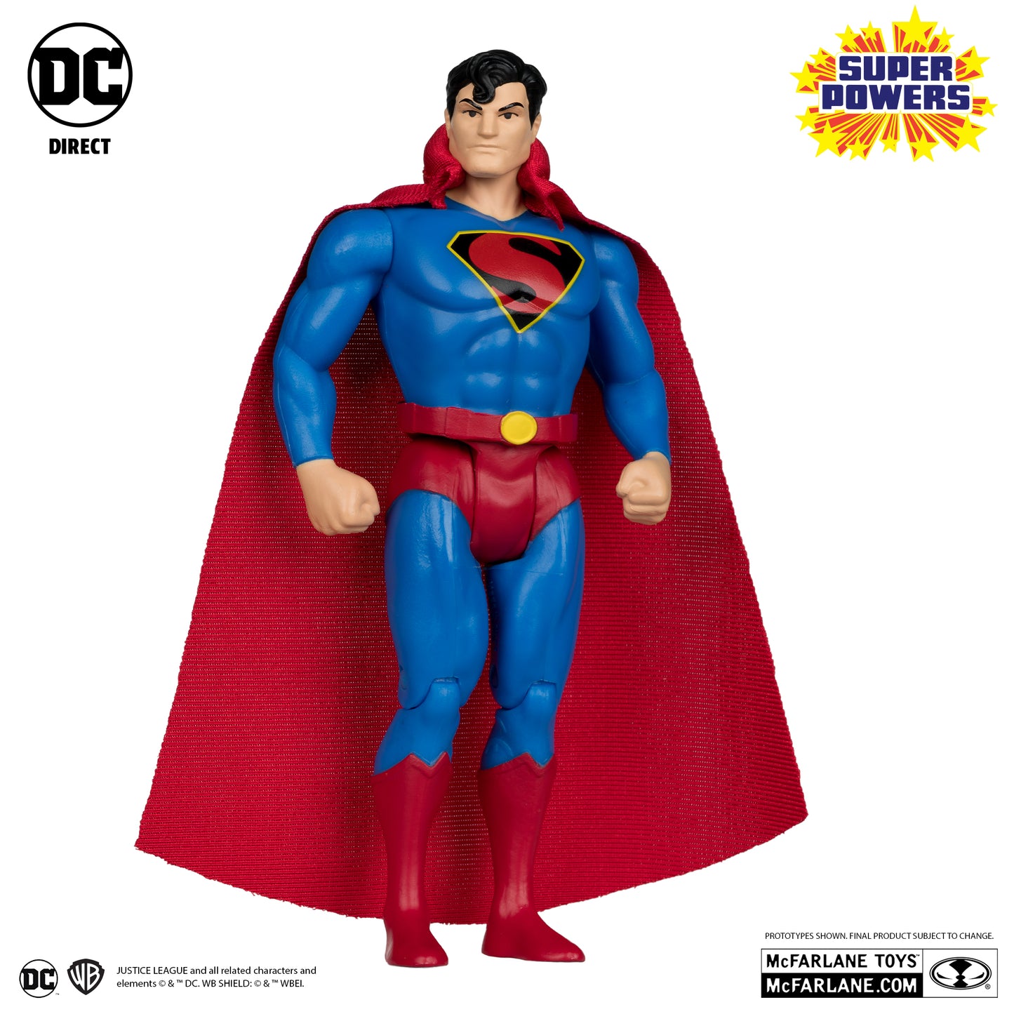 DC Super Powers Superman (Fleischer) Platinum Chase Figure