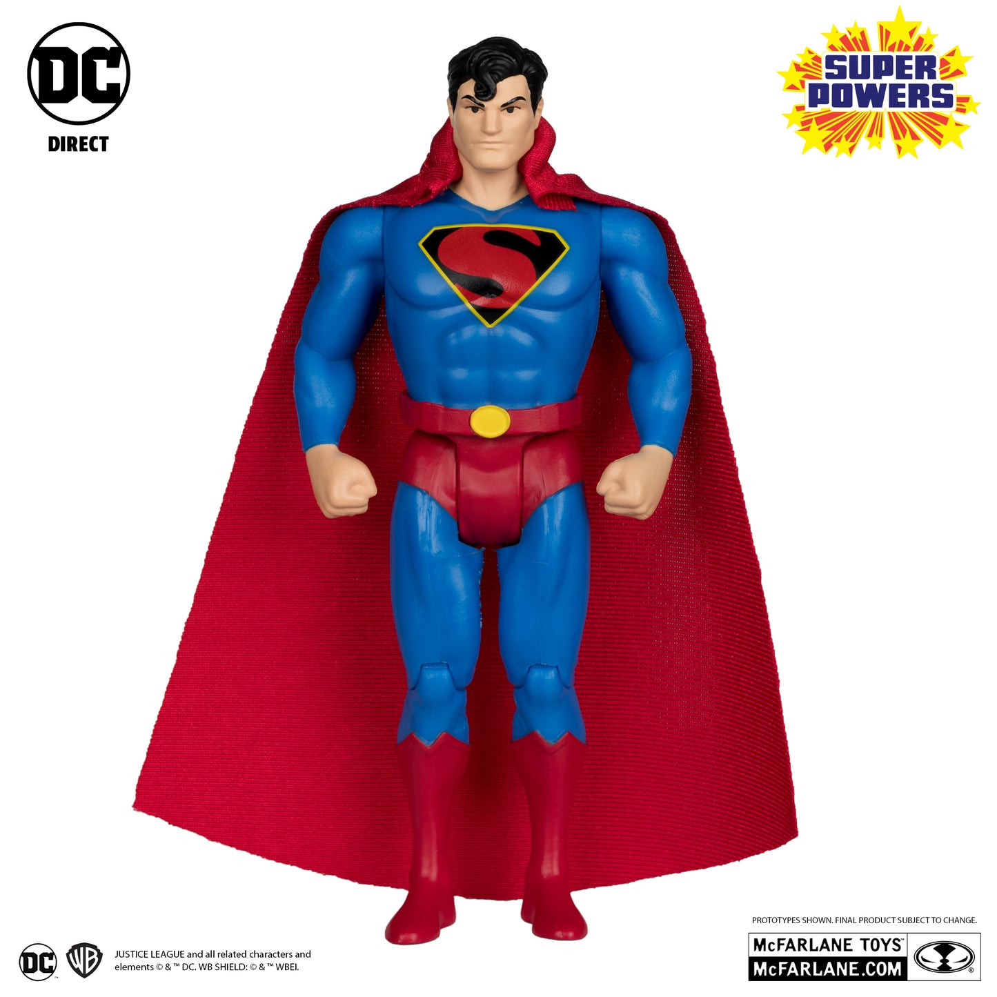 DC Super Powers Superman (Fleischer) Platinum Chase Figure