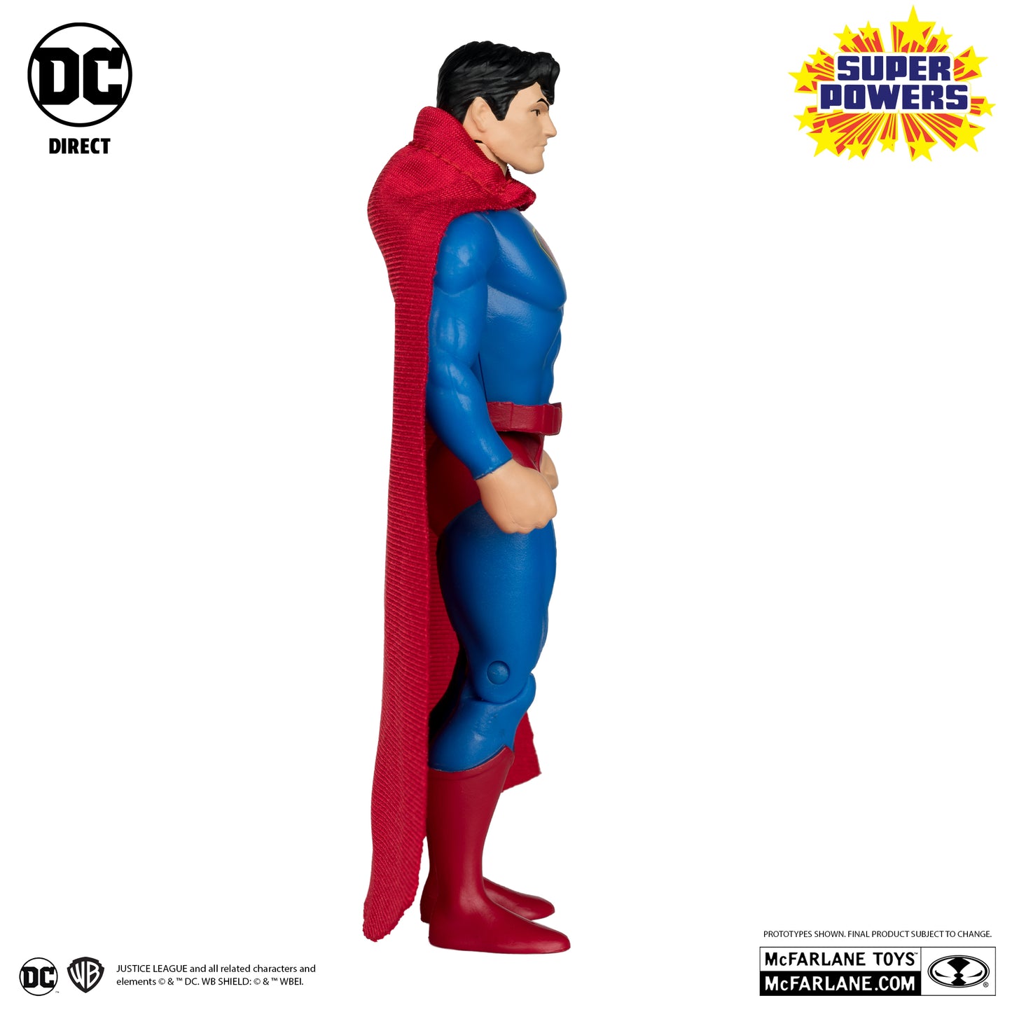 DC Super Powers Superman (Fleischer) Platinum Chase Figure