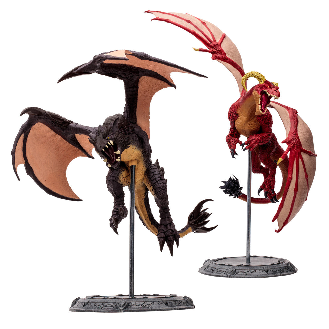 World of Warcraft Red Highland Drake and Black Proto-Drake 2-Pack