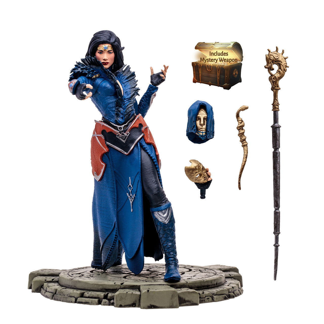 Diablo IV Hydra Lightning Sorceress Common 1:12 Scale Posed Figure