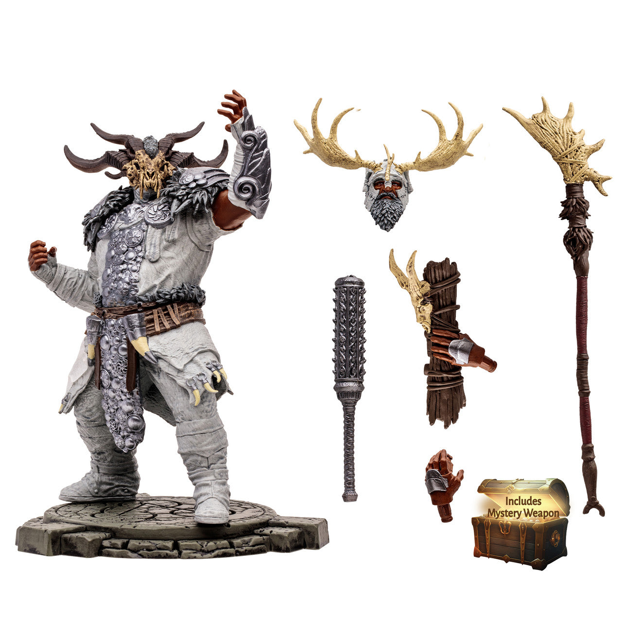 Diablo IV Lighting Storm Druid Epic 1:12 Scale Posed Figure