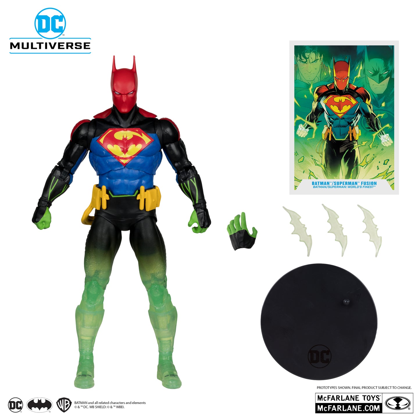 DC Multiverse Batman Superman Fusion World's Finest 7-Inch Scale Action Figure