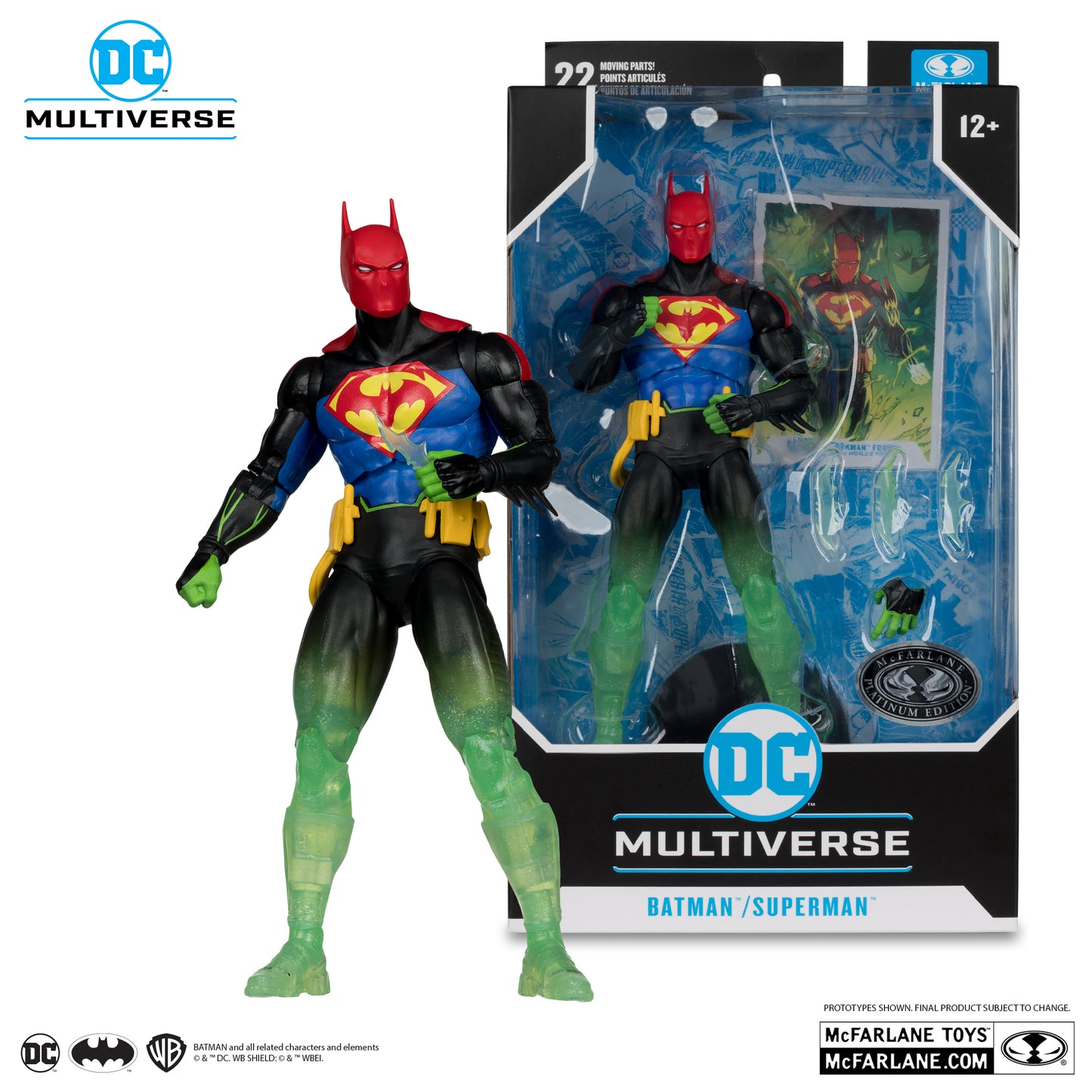 DC Multiverse Batman Superman Fusion World's Finest 7-Inch Scale Action Figure