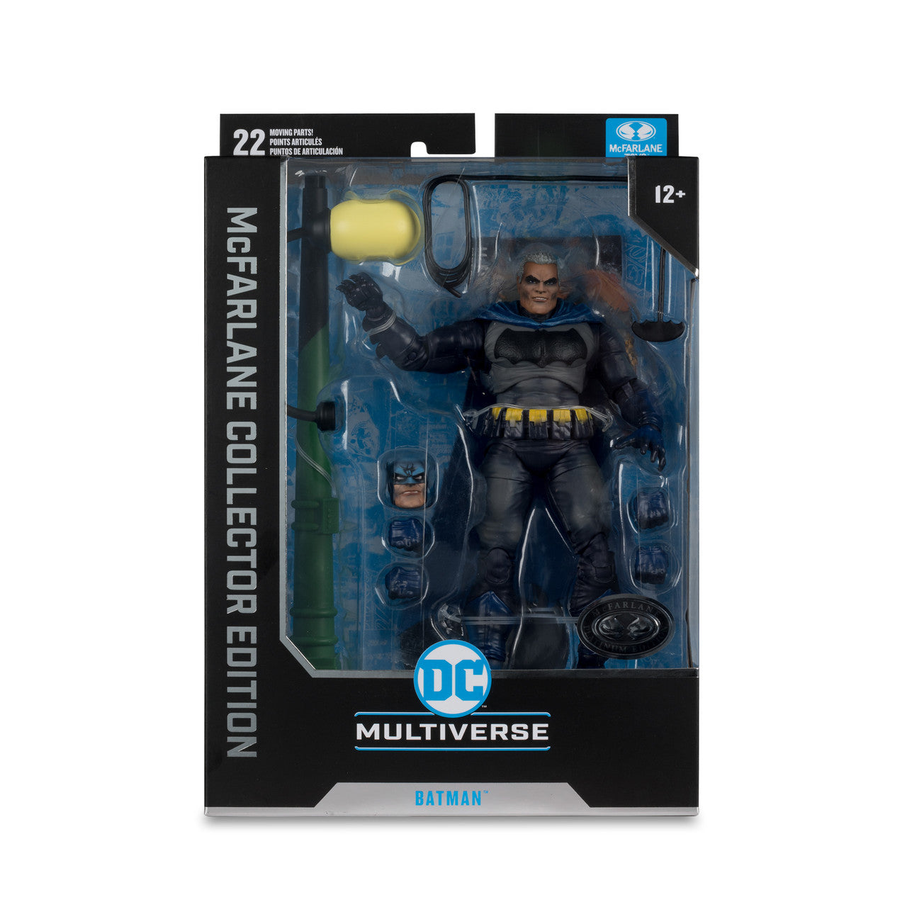 DC Multiverse Batman Battle Damage Blue (The Dark Knight Returns) Collector Edition 7" Figure