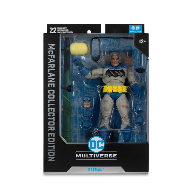 DC Multiverse Batman Battle Damage Blue (The Dark Knight Returns) Collector Edition 7" Figure