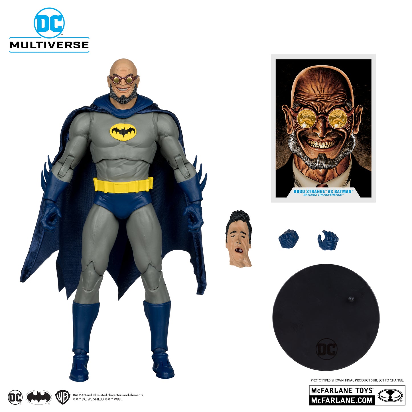 DC Multiverse Hugo Strange as Batman Platinum Edition 7" Figure