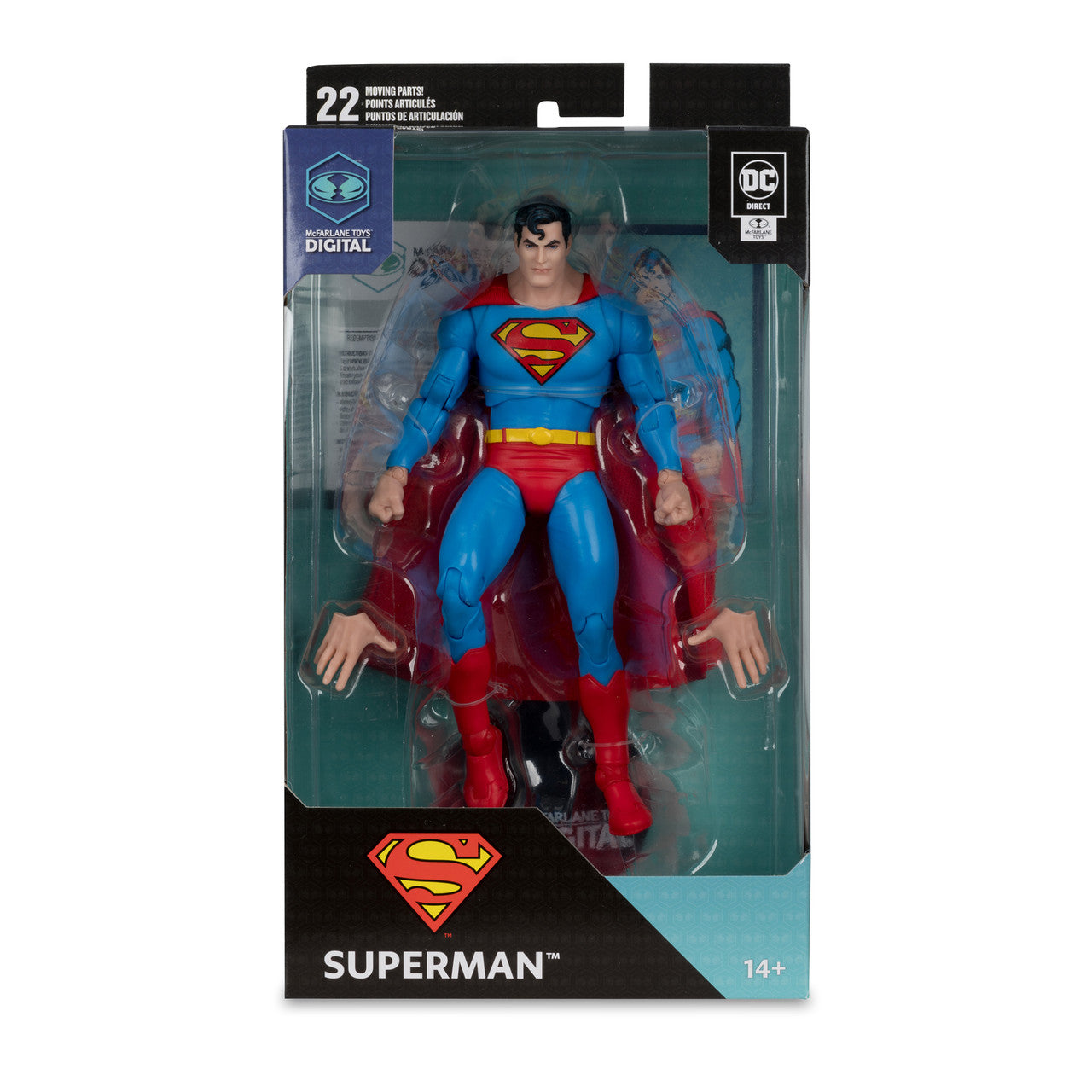 DC Direct Superman (DC: The Silver Age) 7" Figure w/ Digital Collectible