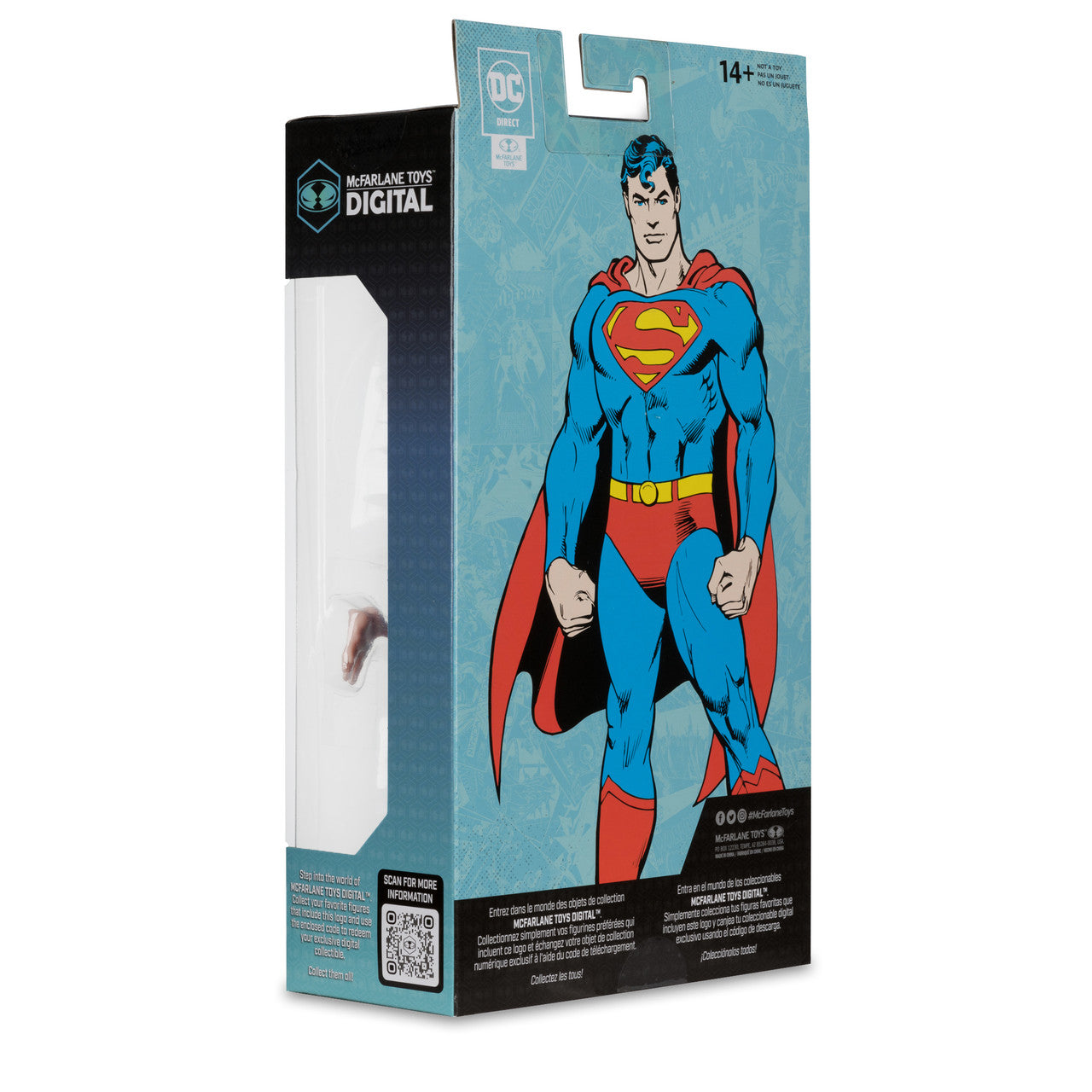 DC Direct Superman (DC: The Silver Age) 7" Figure w/ Digital Collectible