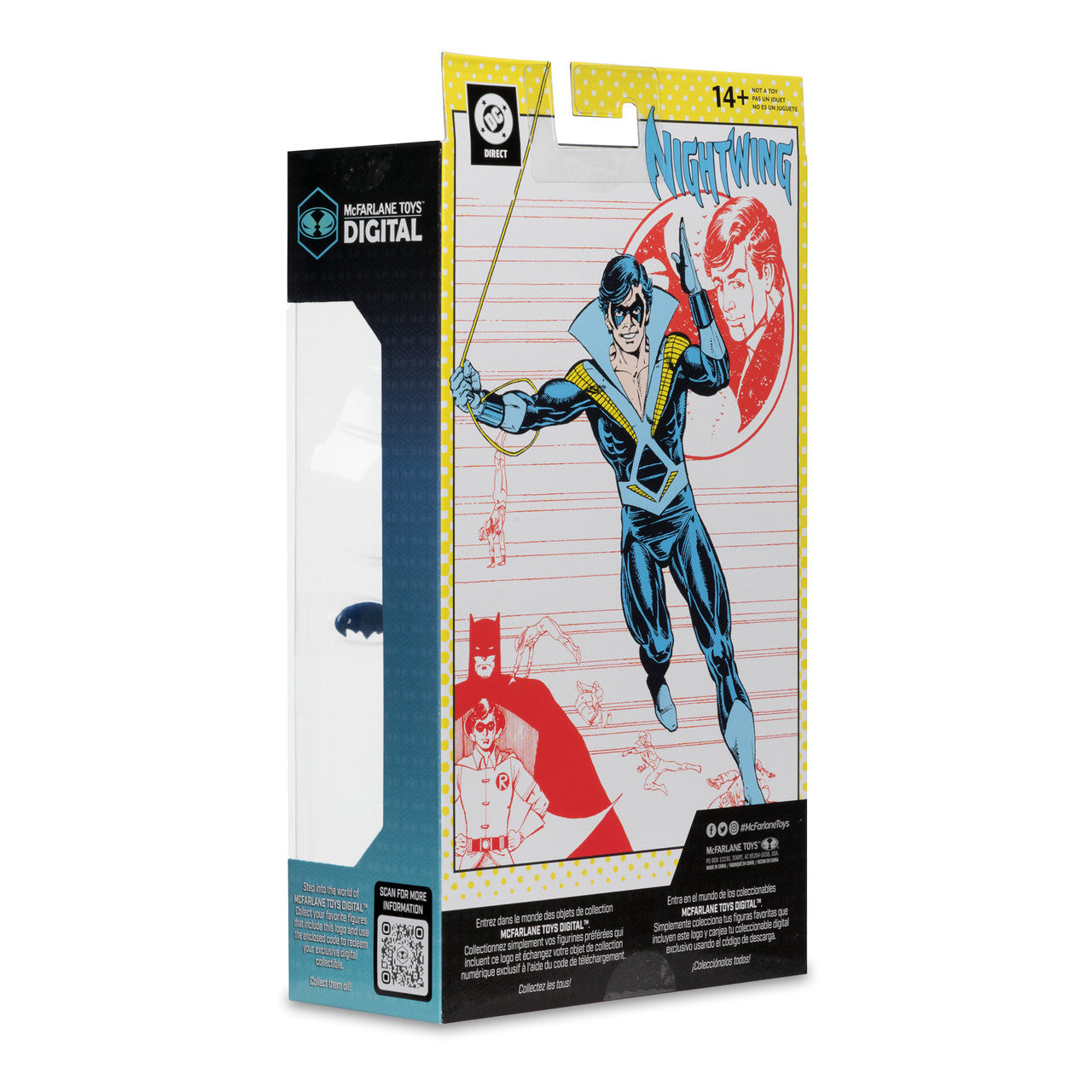 DC Direct Nightwing Teen Titans 7-Inch Scale Action Figure with Digital Collectible