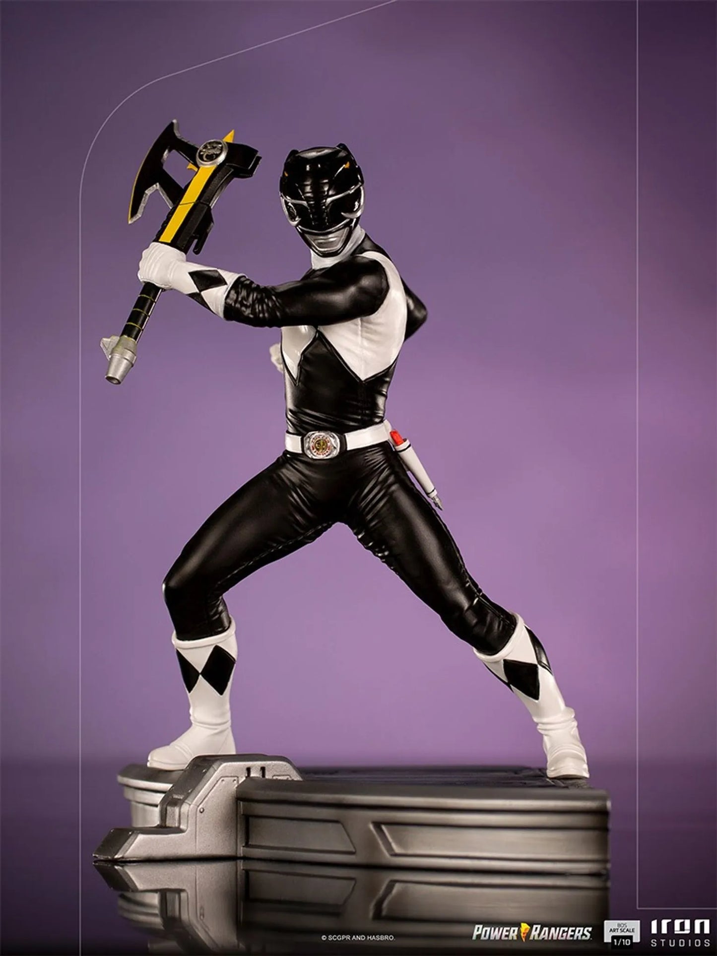 Mighty Morphin Power Rangers Black Ranger BDS Art 1:10 Scale Statue