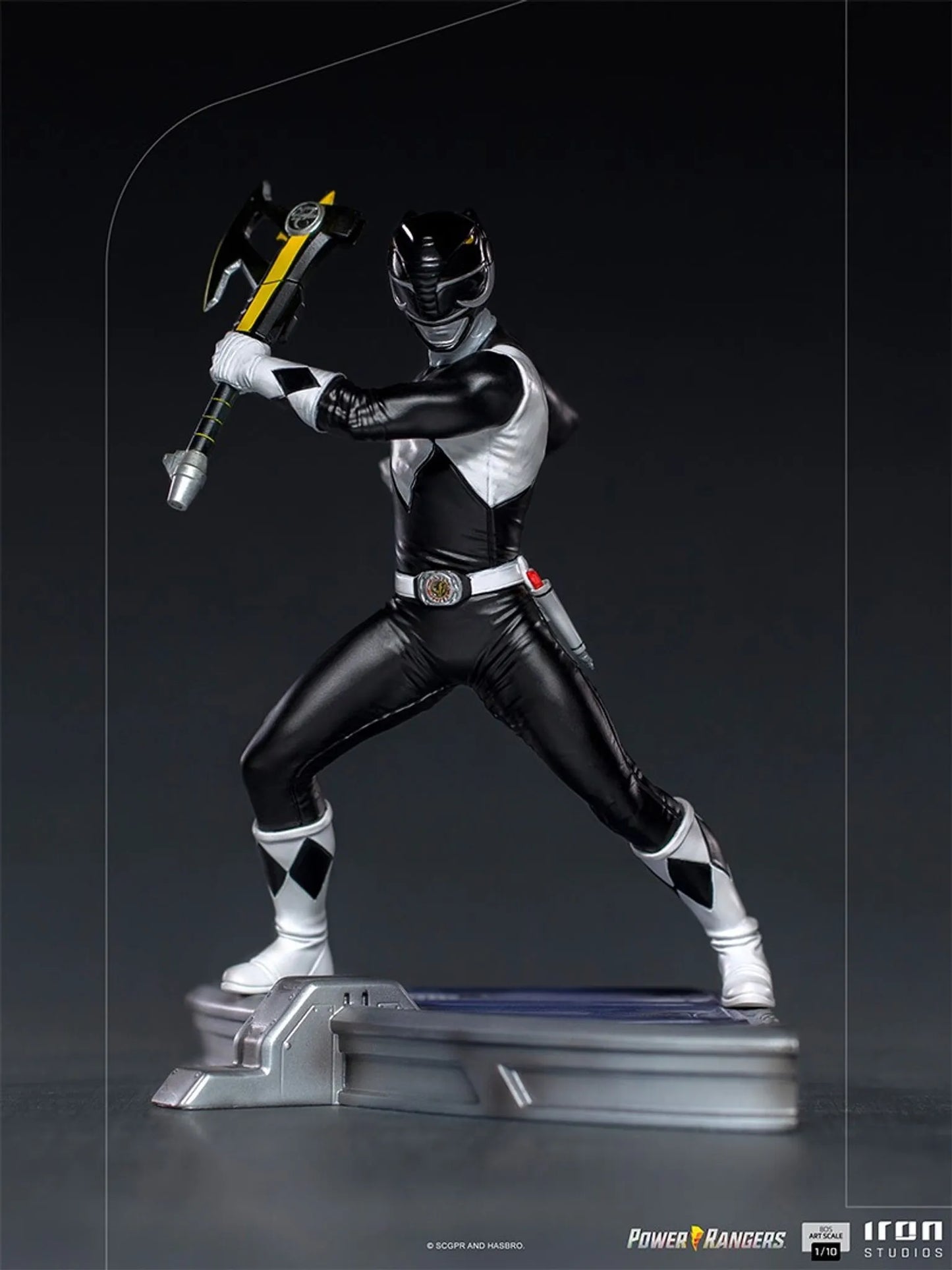 Mighty Morphin Power Rangers Black Ranger BDS Art 1:10 Scale Statue