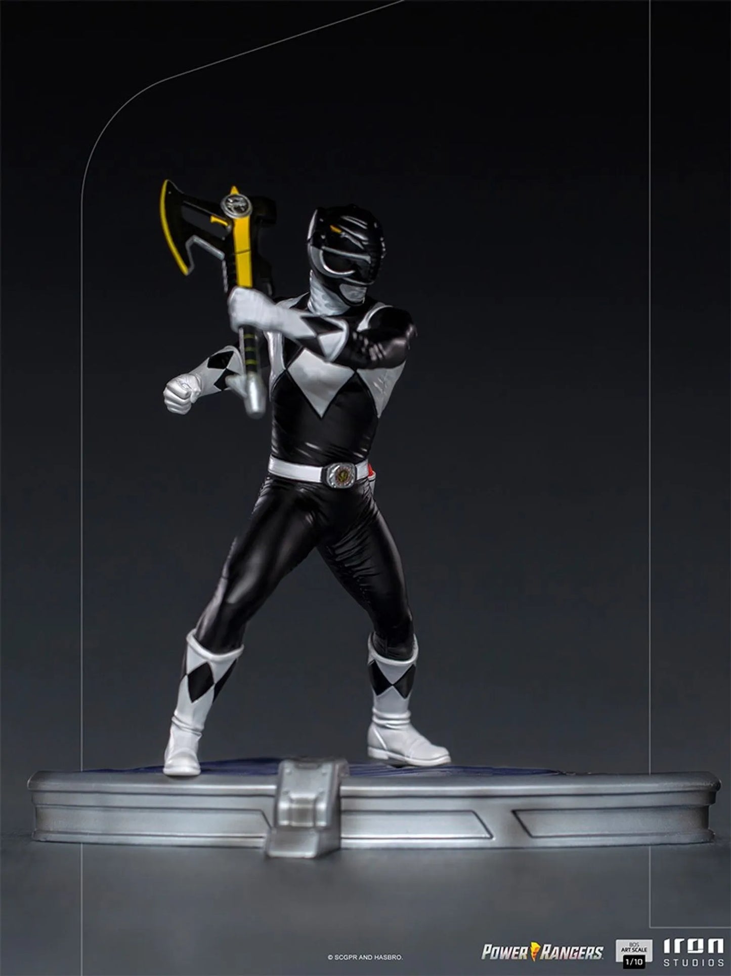 Mighty Morphin Power Rangers Black Ranger BDS Art 1:10 Scale Statue