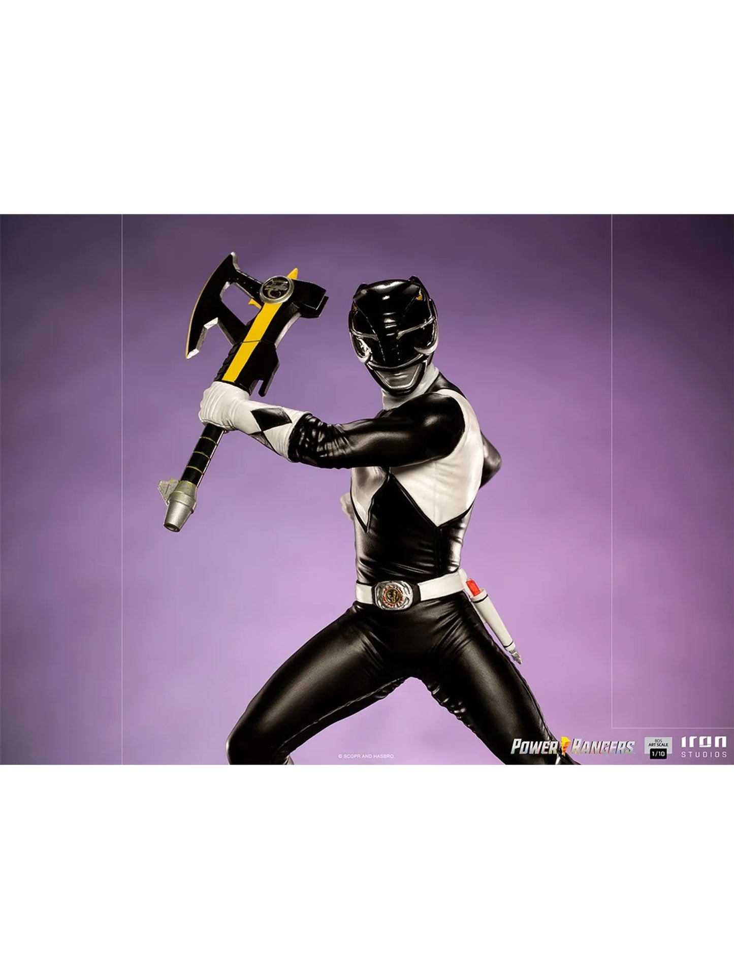 Mighty Morphin Power Rangers Black Ranger BDS Art 1:10 Scale Statue