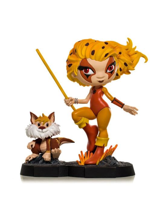 Thundercats Cheetara & Snarf Mini Co Heroes Vinyl Statue