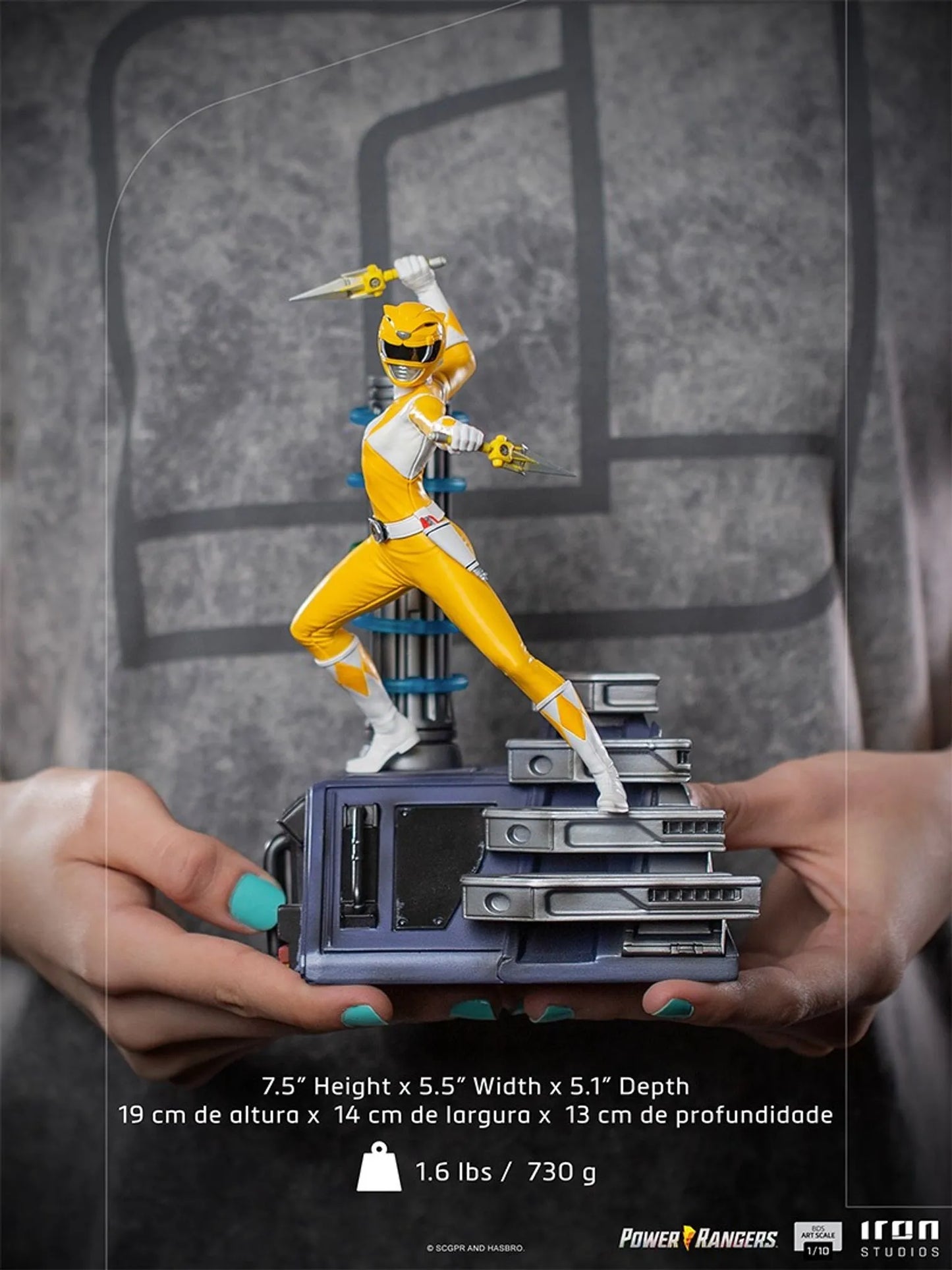 Mighty Morphin Power Rangers Yellow Ranger BDS Art 1:10 Scale Statue