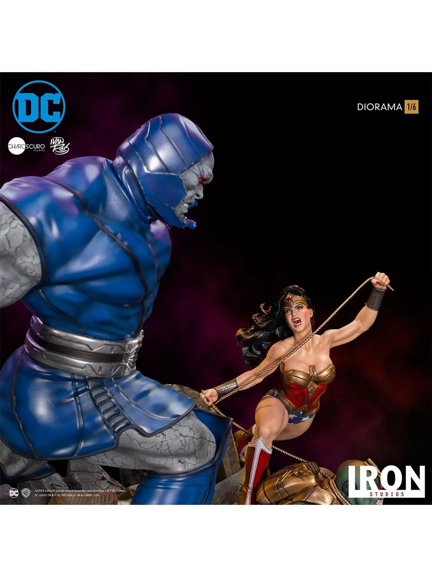 DC Comics Wonder Woman VS Darkseid 1/6 Statue By Ivan Reis - Iron Studios