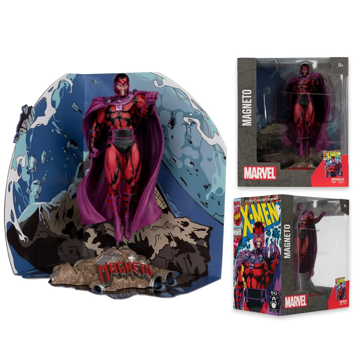 Marvel Magneto X-Men #1 1:10 Scale Posed Figure with Scene