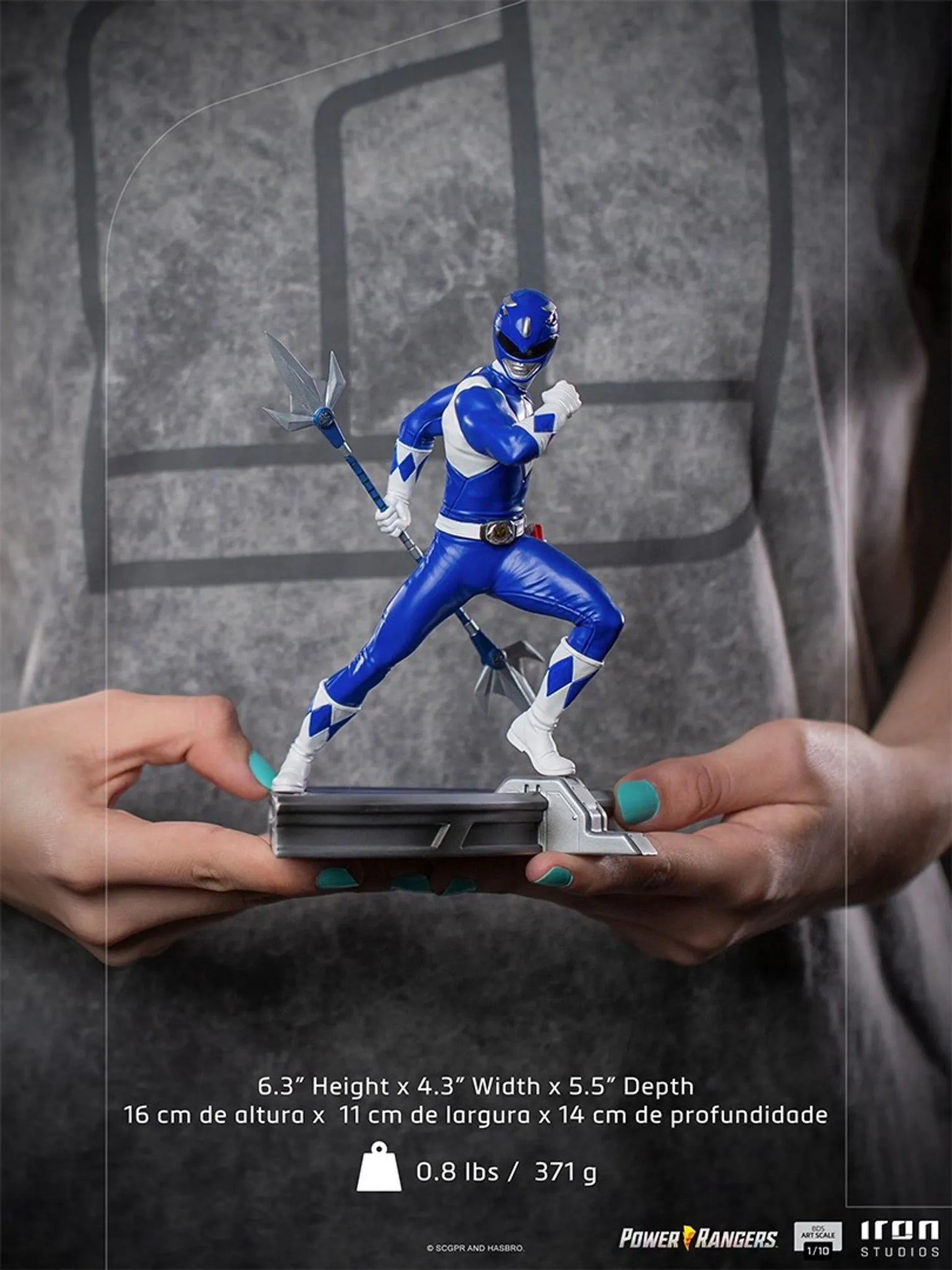 Mighty Morphin Power Rangers Blue Ranger BDS Art 1:10 Scale Statue