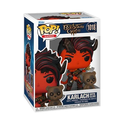 Funko Pop! Baldur's Gate 3 Karlach with Clive Vinyl Figure and Buddy #1018